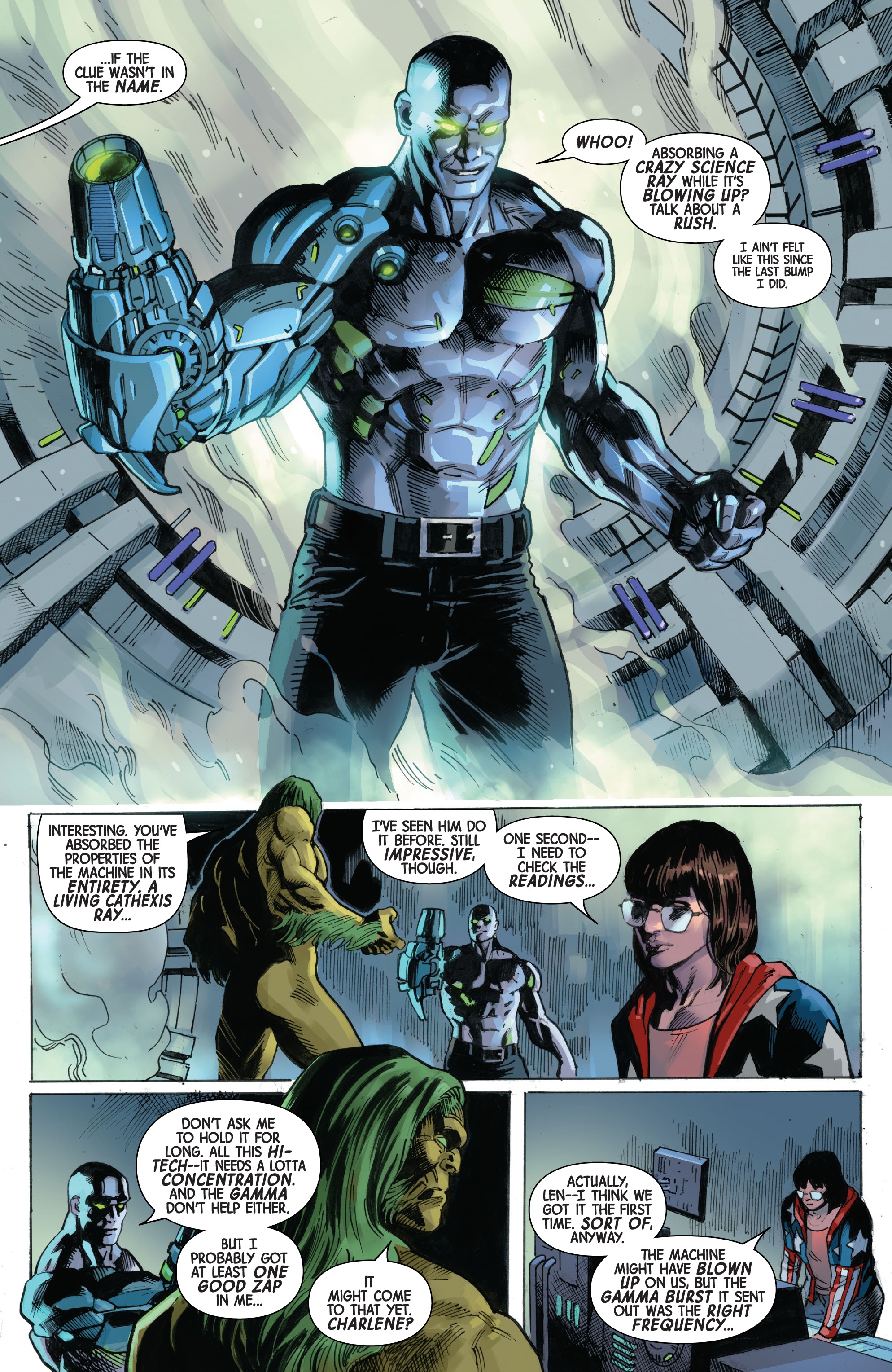Read online Gamma Flight comic -  Issue #5 - 8
