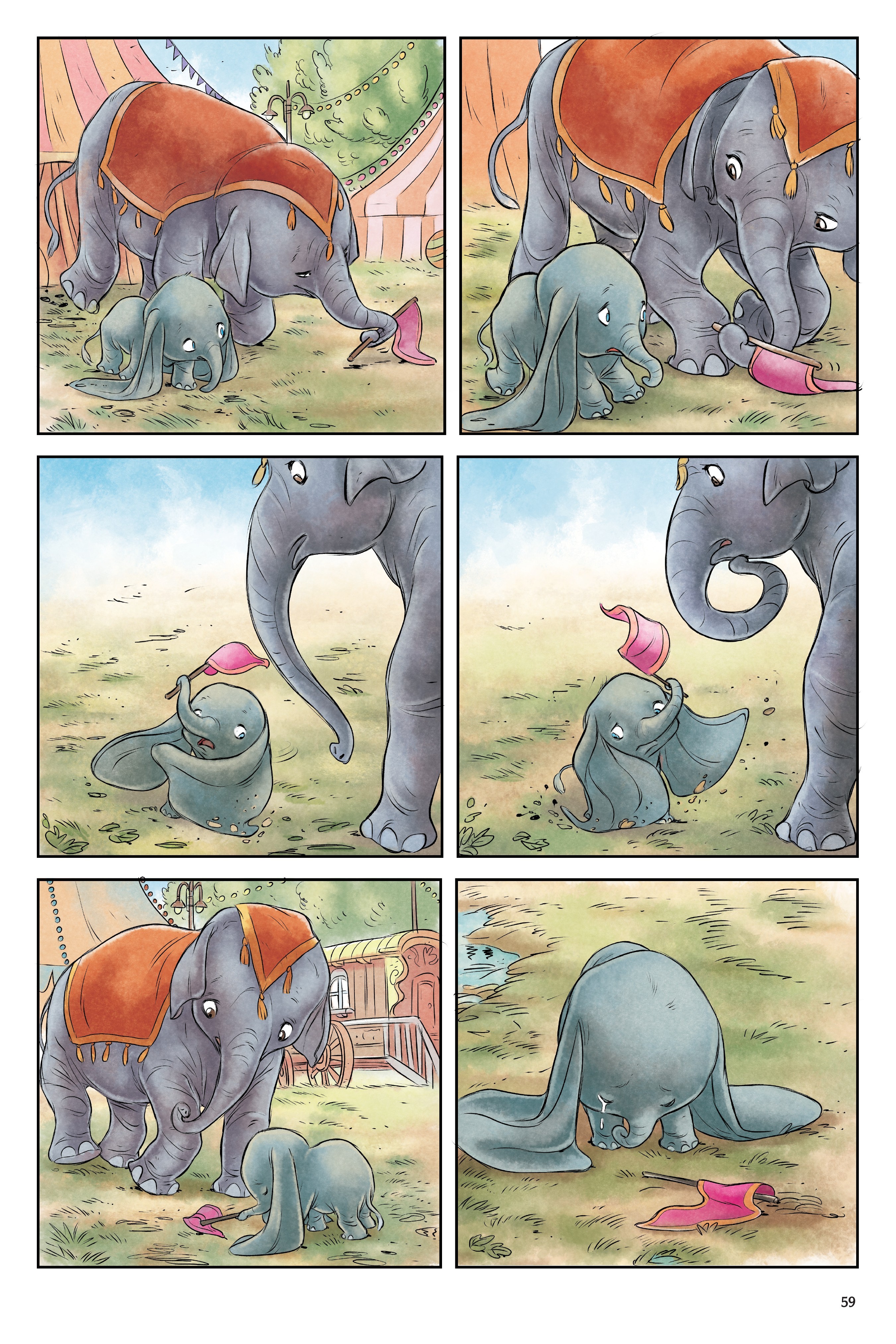 Read online Disney Dumbo: Friends in High Places comic -  Issue # Full - 60
