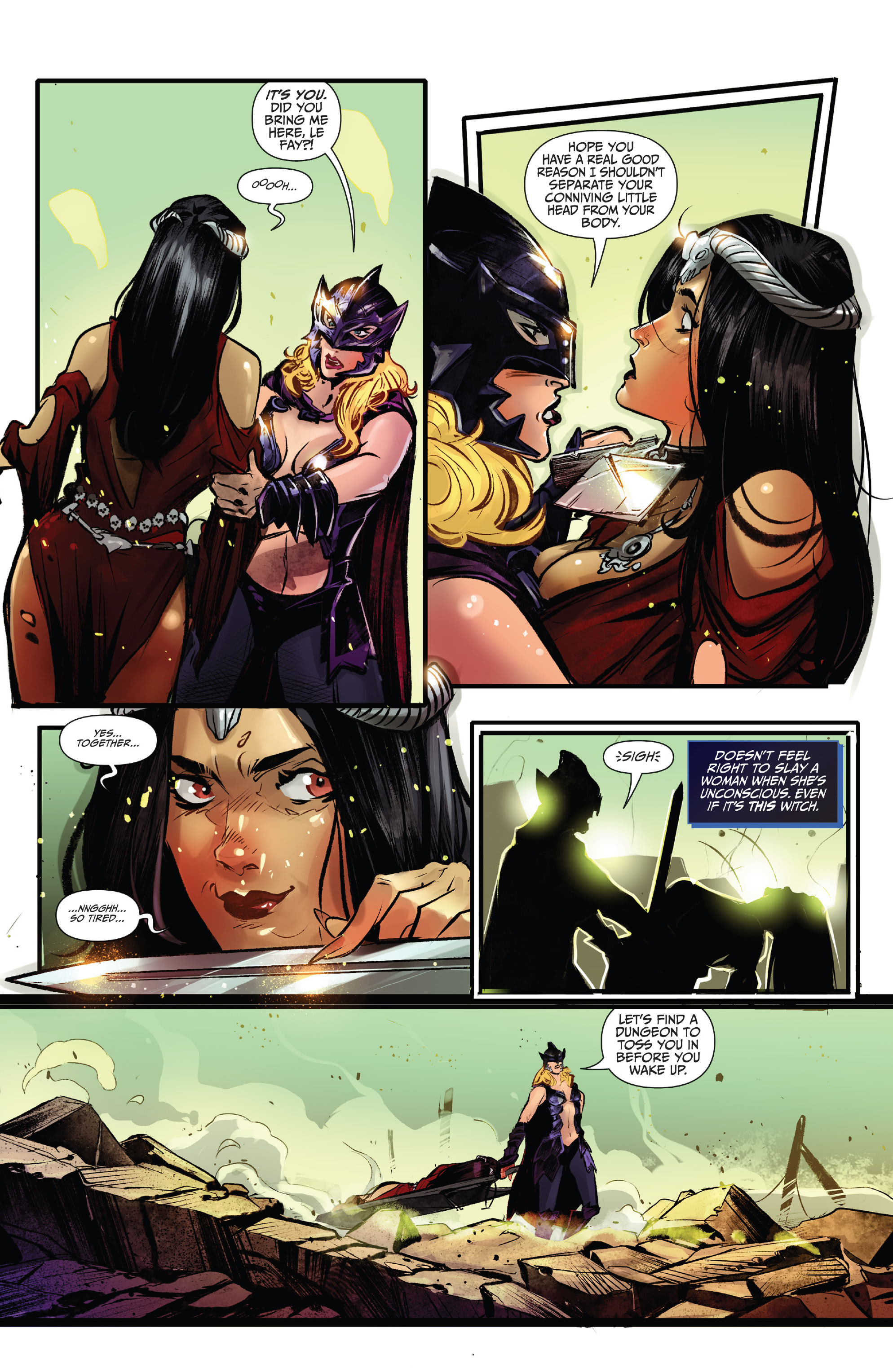Read online Myths & Legends Quarterly: Black Knight – Fate of Legends comic -  Issue # Full - 14