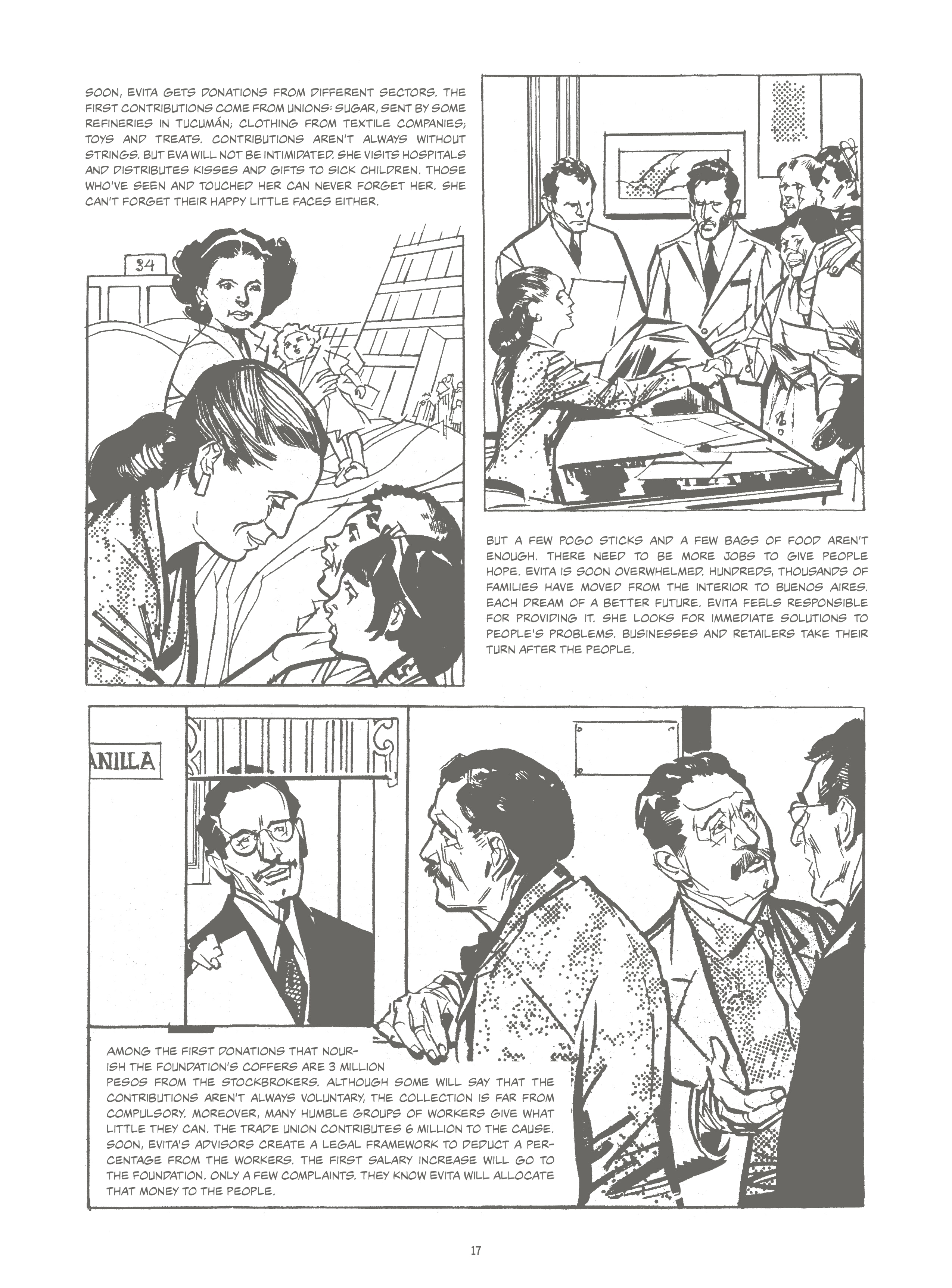 Read online Evita, the Life and Work of Eva Perón comic -  Issue # TPB - 22