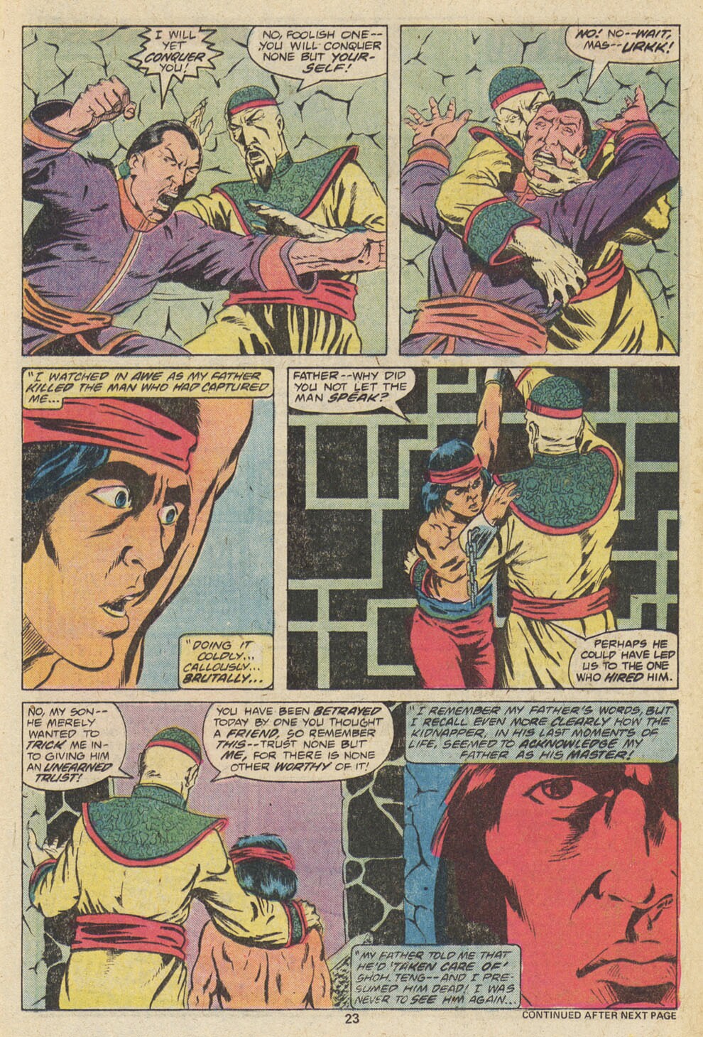 Read online Master of Kung Fu (1974) comic -  Issue #64 - 14