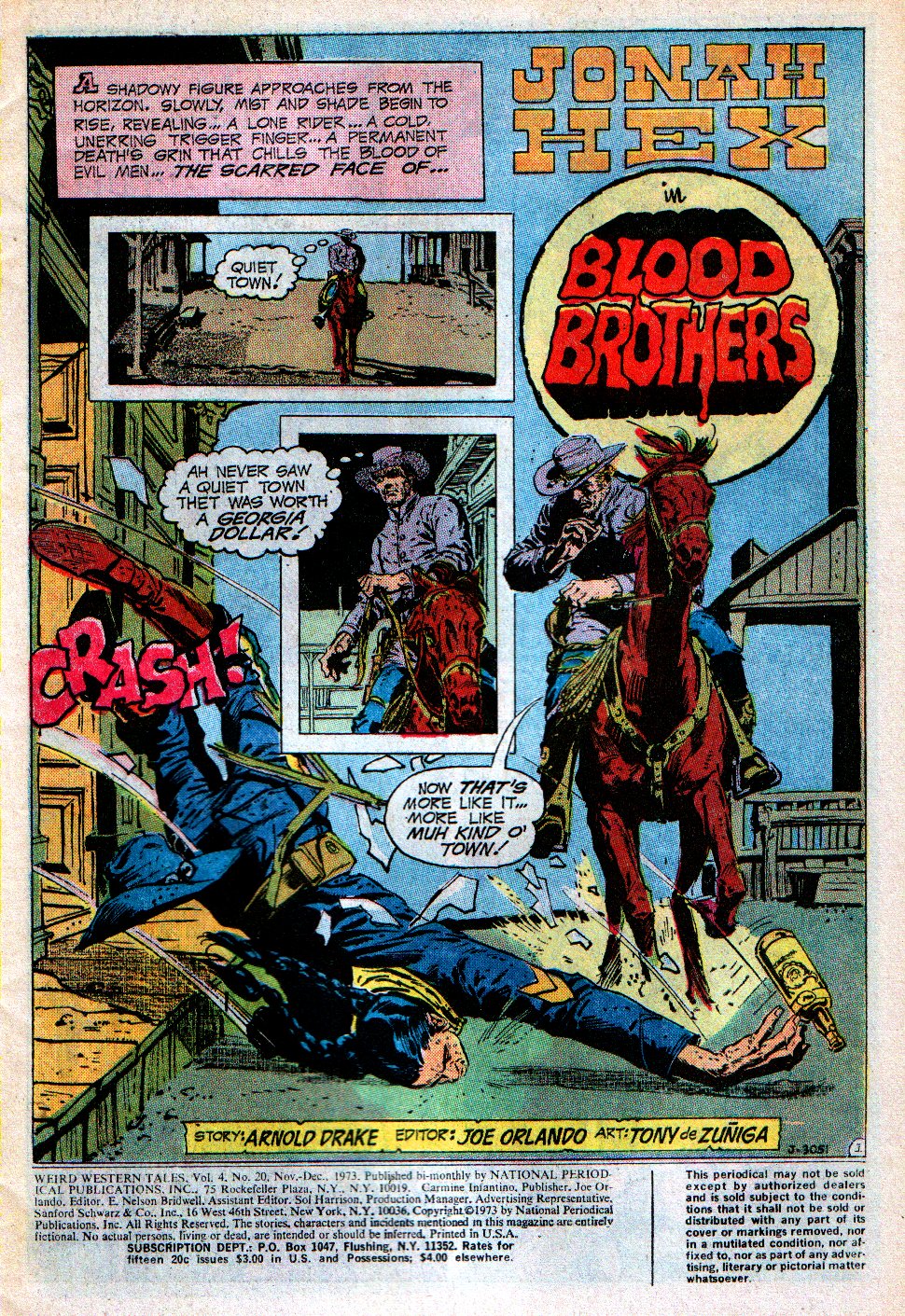 Read online Weird Western Tales (1972) comic -  Issue #20 - 2