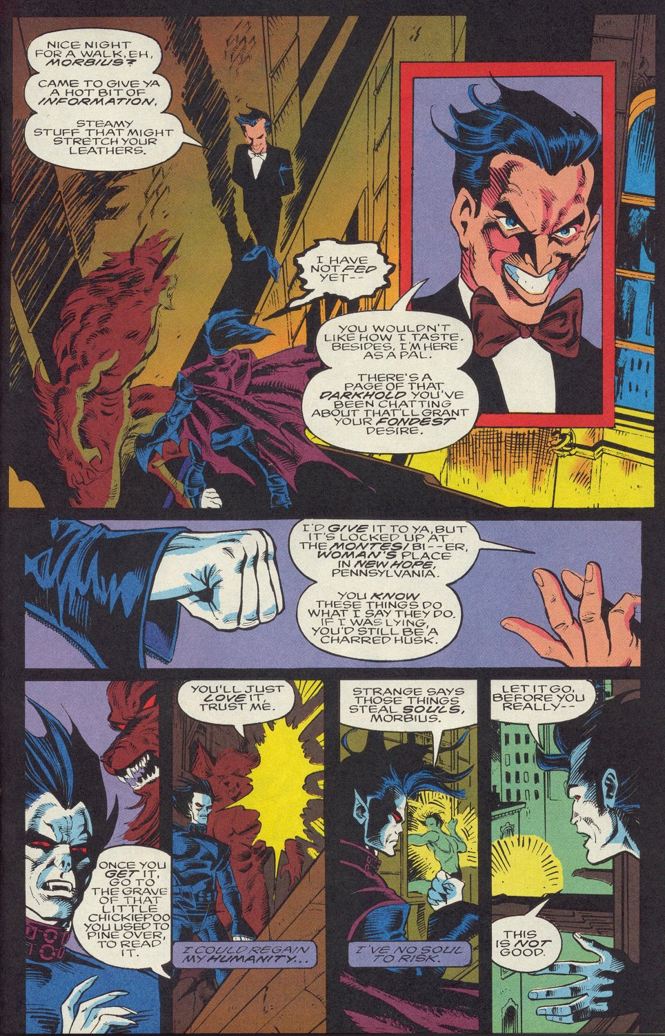 Read online Morbius: The Living Vampire (1992) comic -  Issue #13 - 8