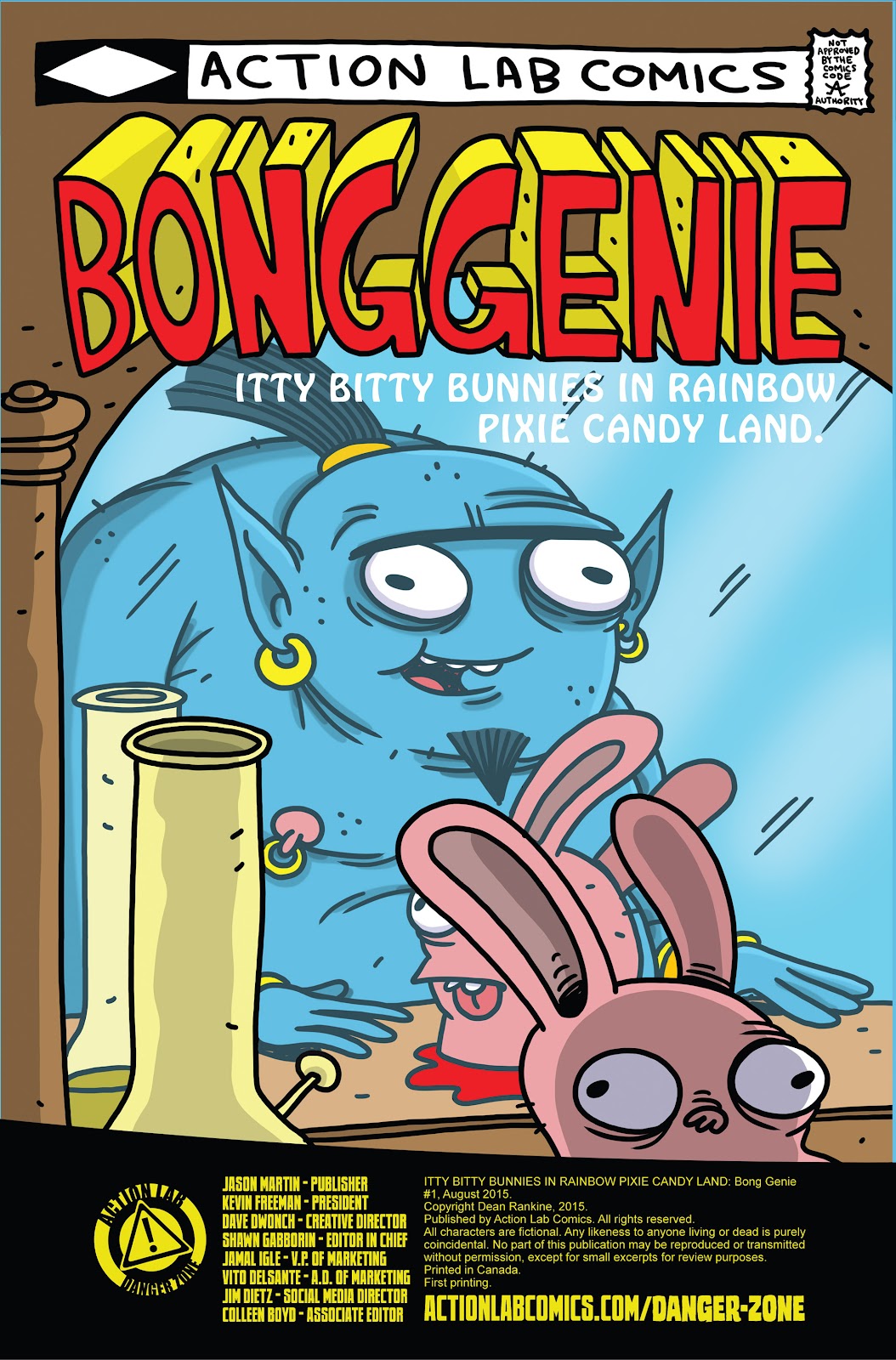 Itty Bitty Bunnies In Rainbow Pixie Candy Land: Bong Genie issue Full - Page 2