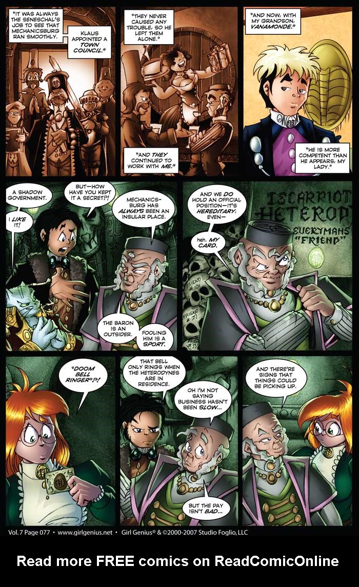 Read online Girl Genius (2002) comic -  Issue #7 - 78