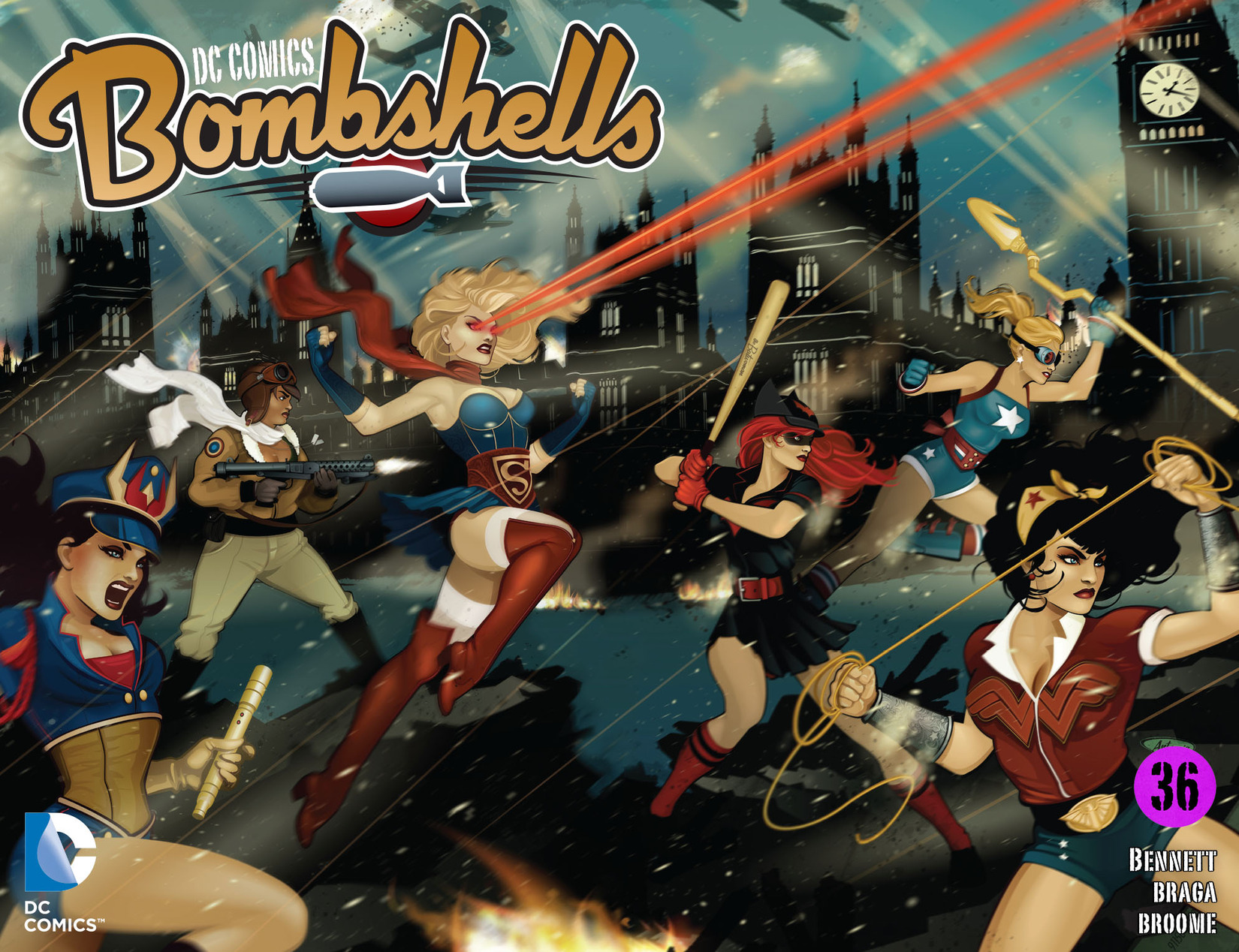 Read online DC Comics: Bombshells comic -  Issue #36 - 1