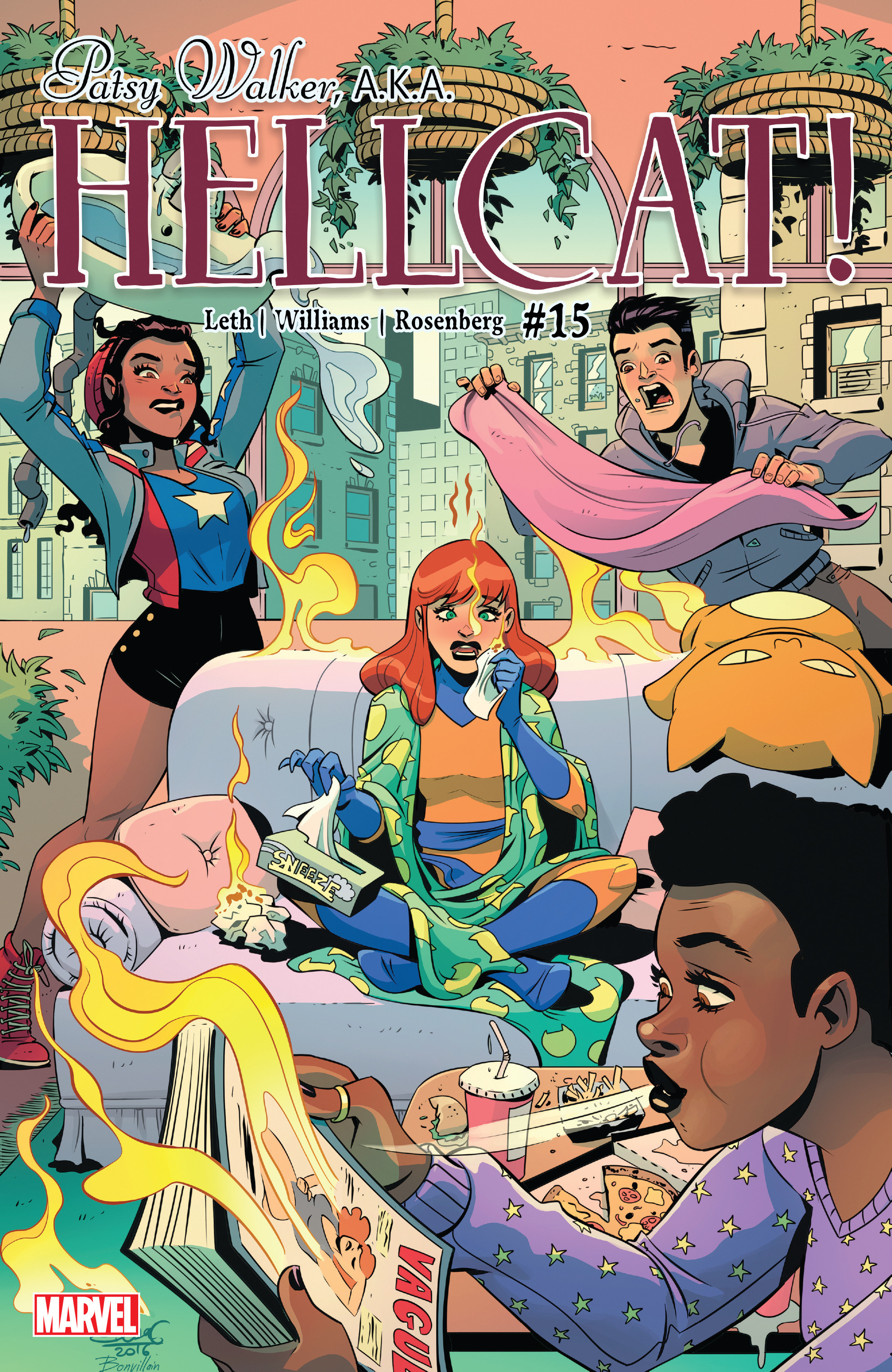 Read online Patsy Walker, A.K.A. Hellcat! comic -  Issue #15 - 1