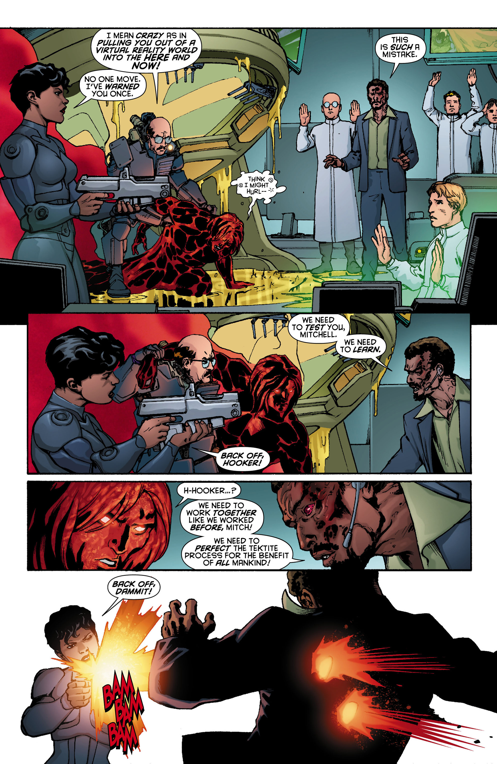 Read online Resurrection Man (2011) comic -  Issue #12 - 16