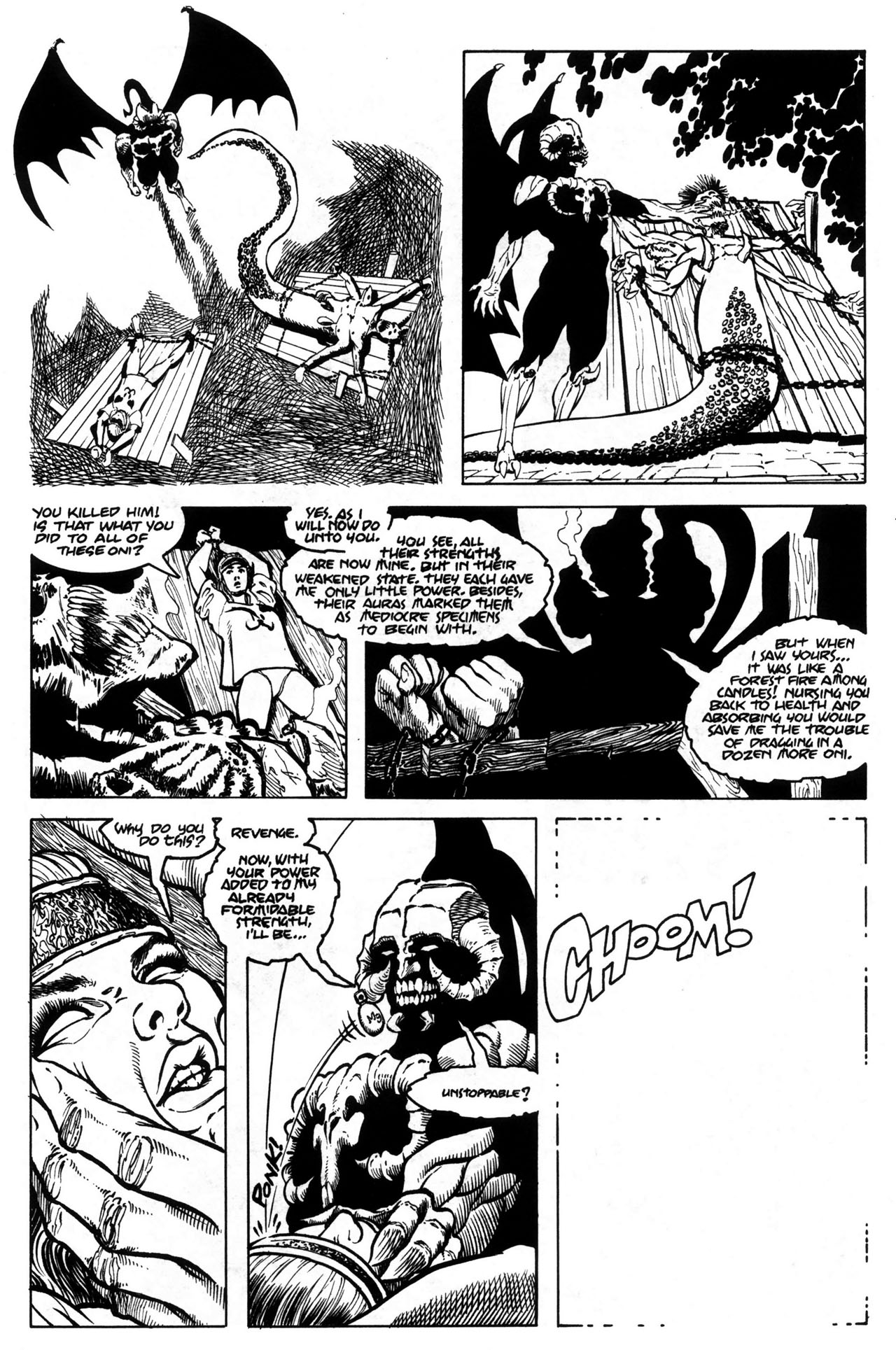 Read online Warrior Nun: Black & White comic -  Issue #6 - 13