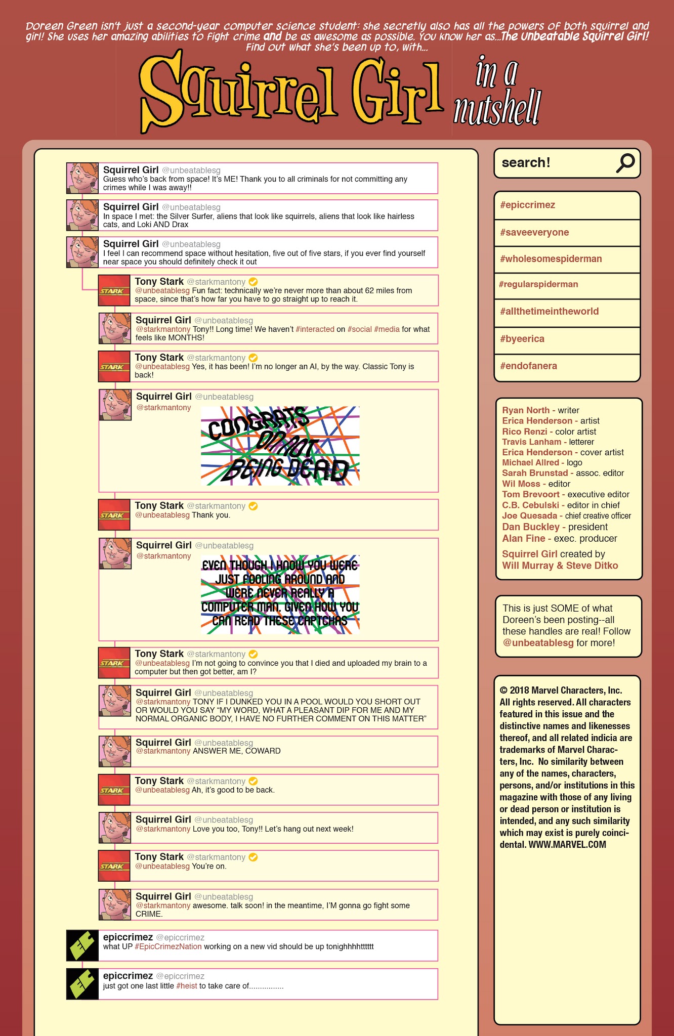 Read online The Unbeatable Squirrel Girl II comic -  Issue #31 - 2