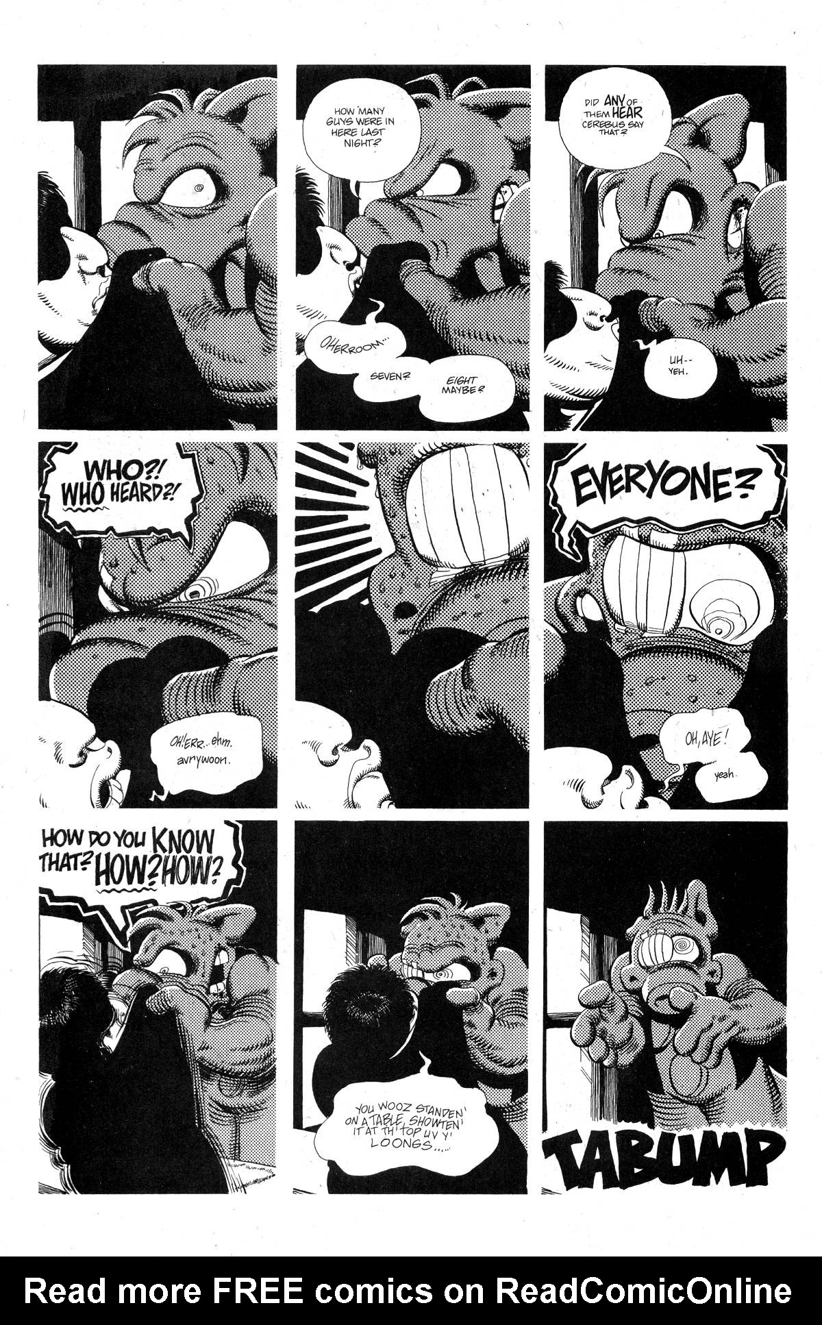 Read online Cerebus comic -  Issue #205 - 16