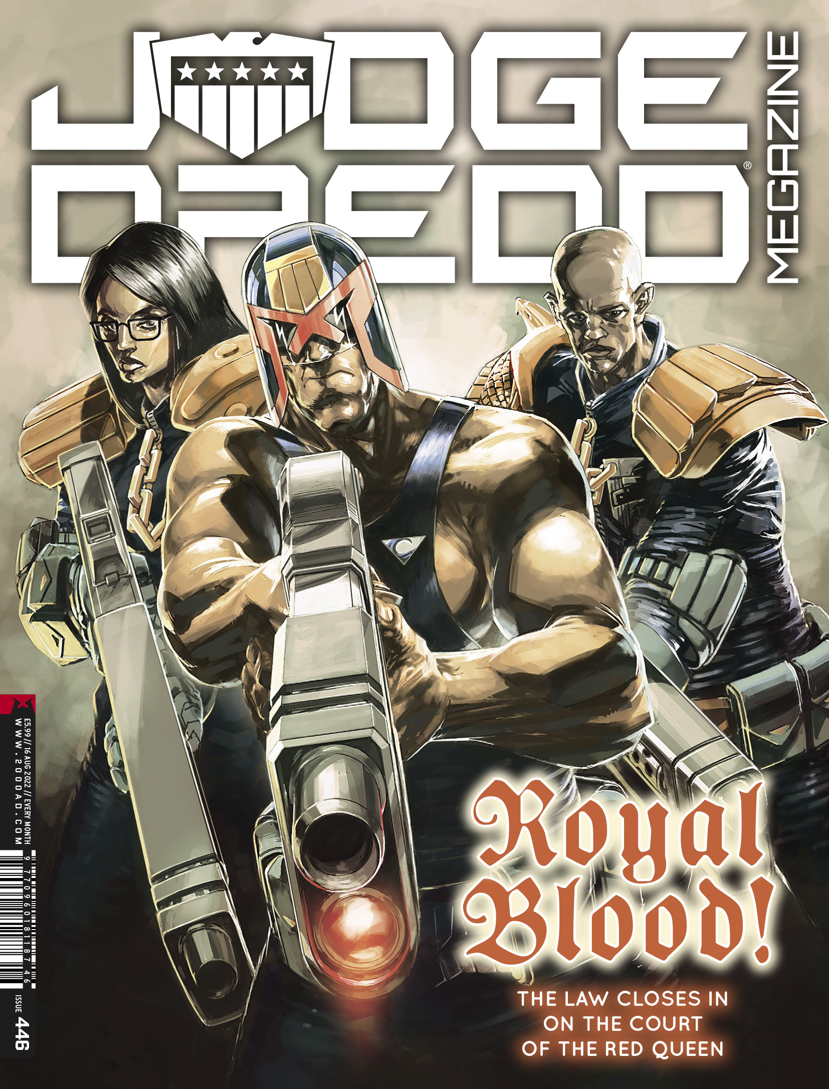 Read online Judge Dredd Megazine (Vol. 5) comic -  Issue #446 - 1