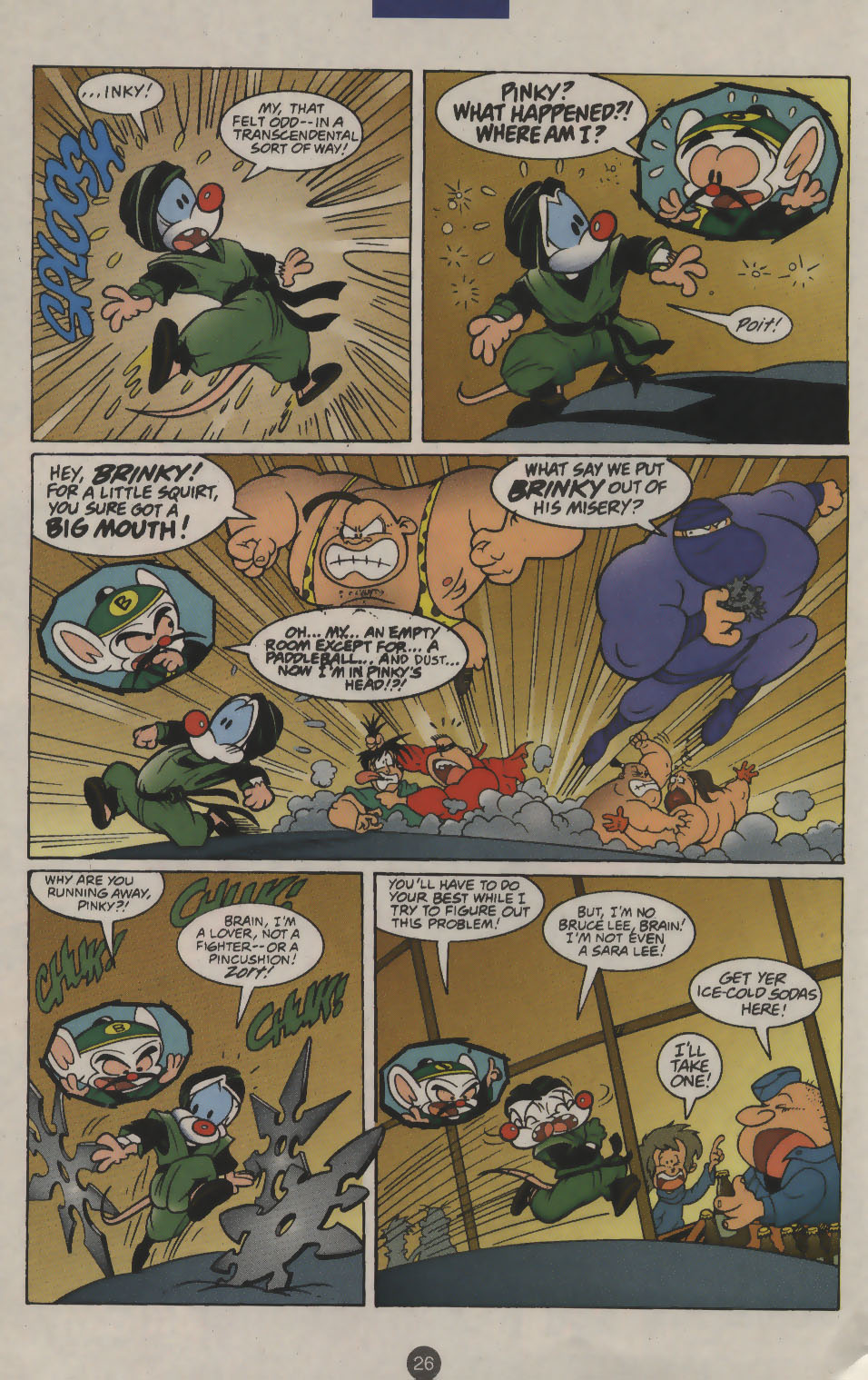 Read online Pinky and The Brain comic -  Issue #18 - 19