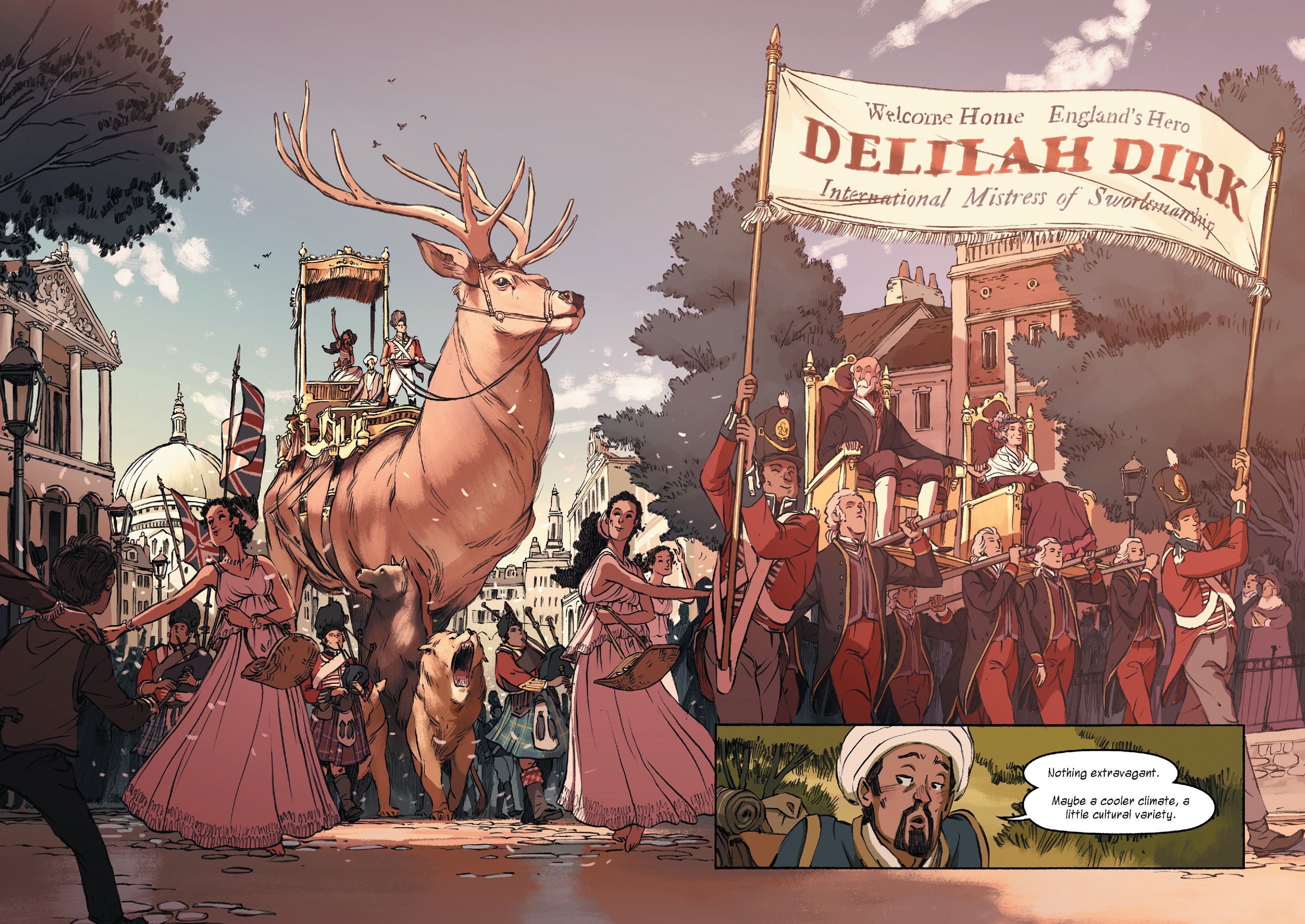 Read online Delilah Dirk and the King's Shilling comic -  Issue # TPB (Part 1) - 43
