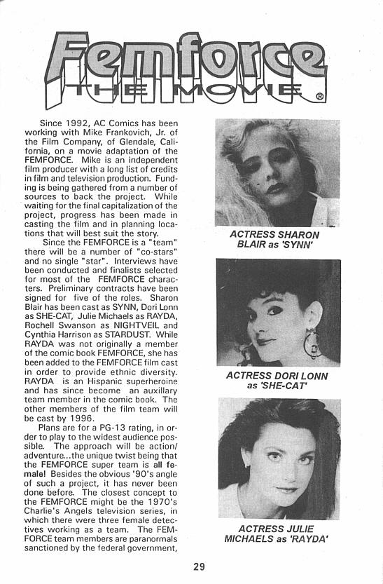 Read online Femforce: Timelines comic -  Issue #1 - 31