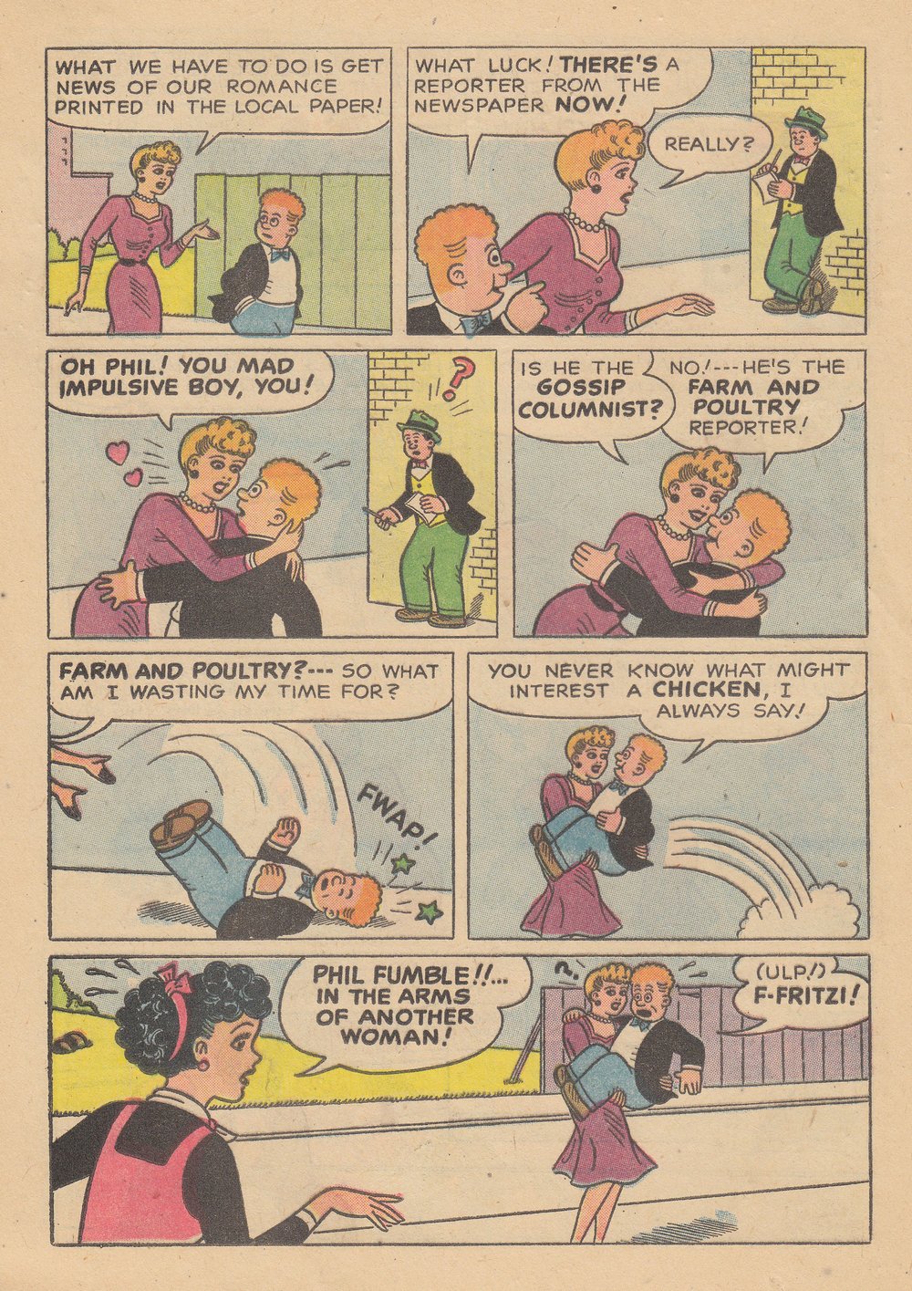 Read online Fritzi Ritz (1953) comic -  Issue #58 - 20