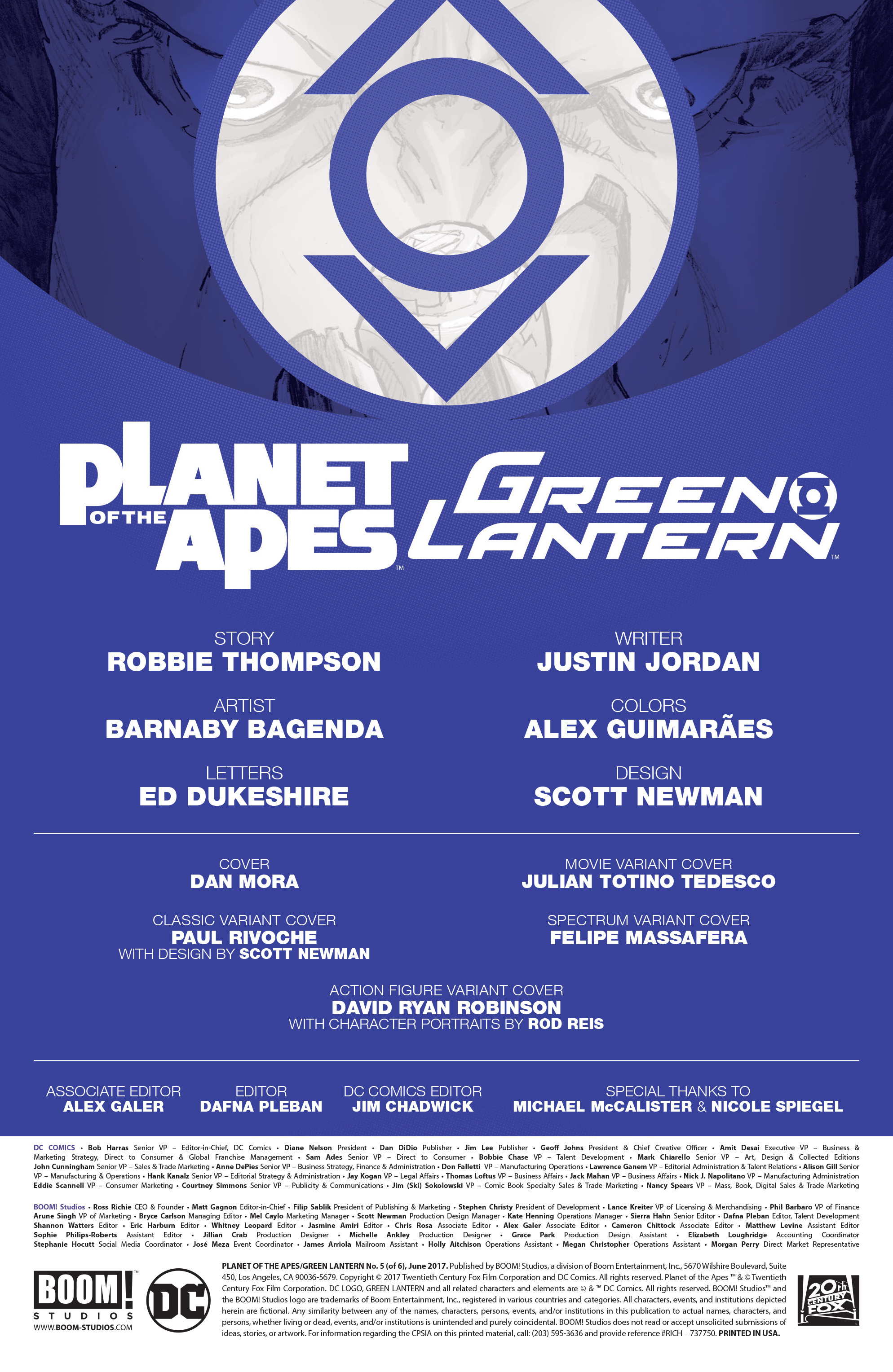 Read online Planet of the Apes/Green Lantern comic -  Issue #5 - 2