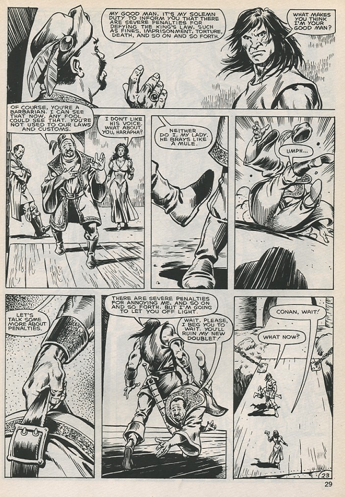 Read online The Savage Sword Of Conan comic -  Issue #130 - 29