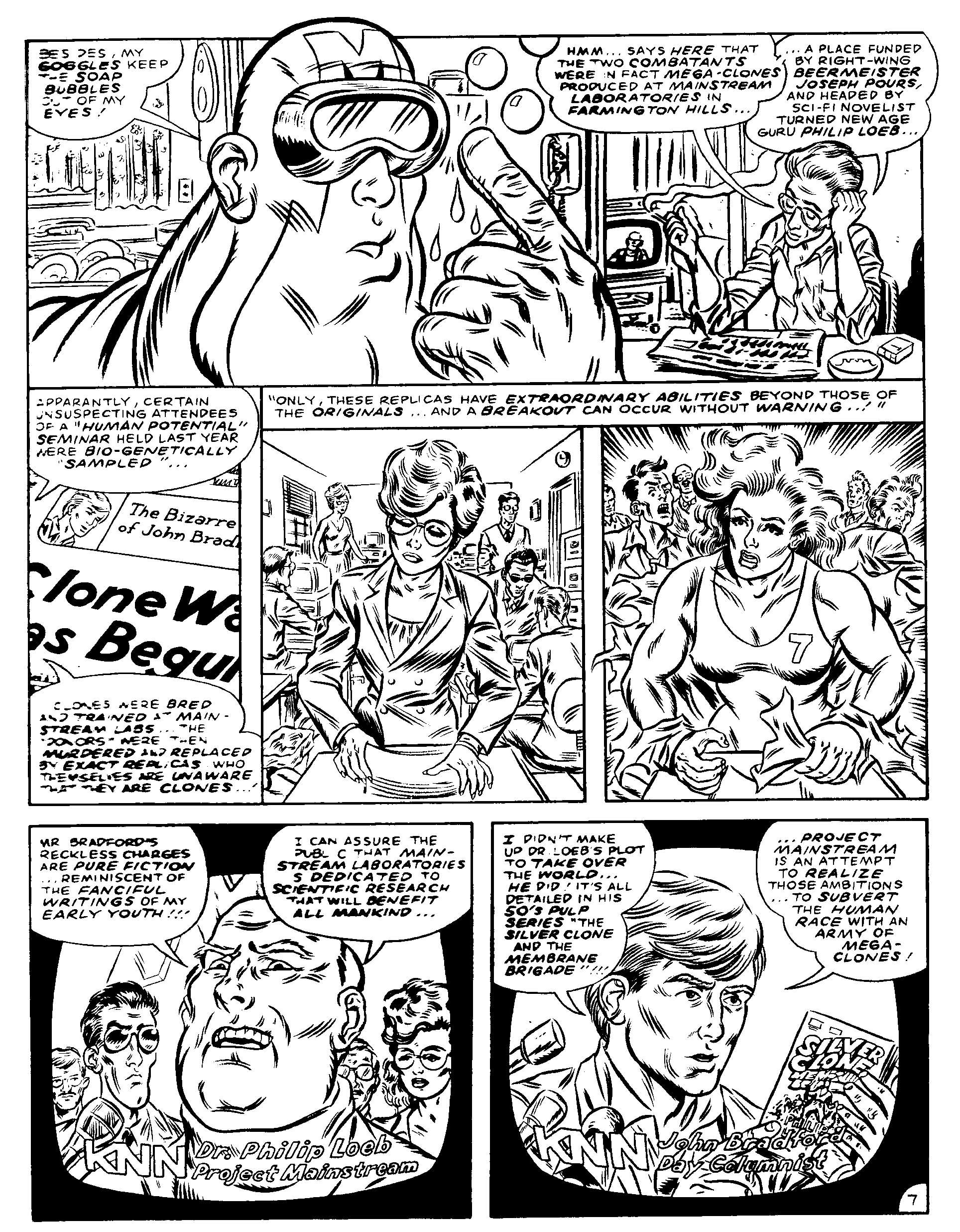 Read online Don Simpson's Bizarre Heroes comic -  Issue #1 - 9