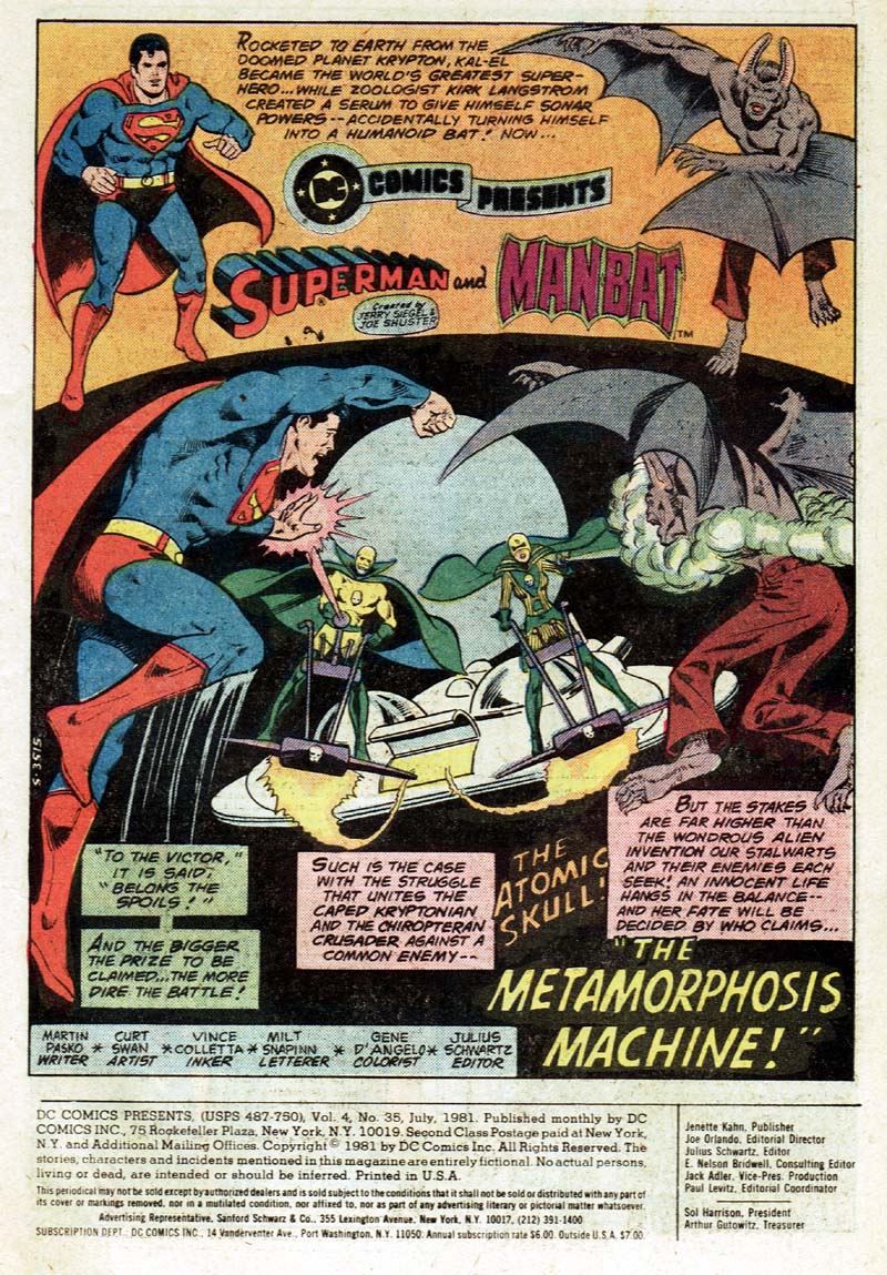 Read online DC Comics Presents comic -  Issue #35 - 2