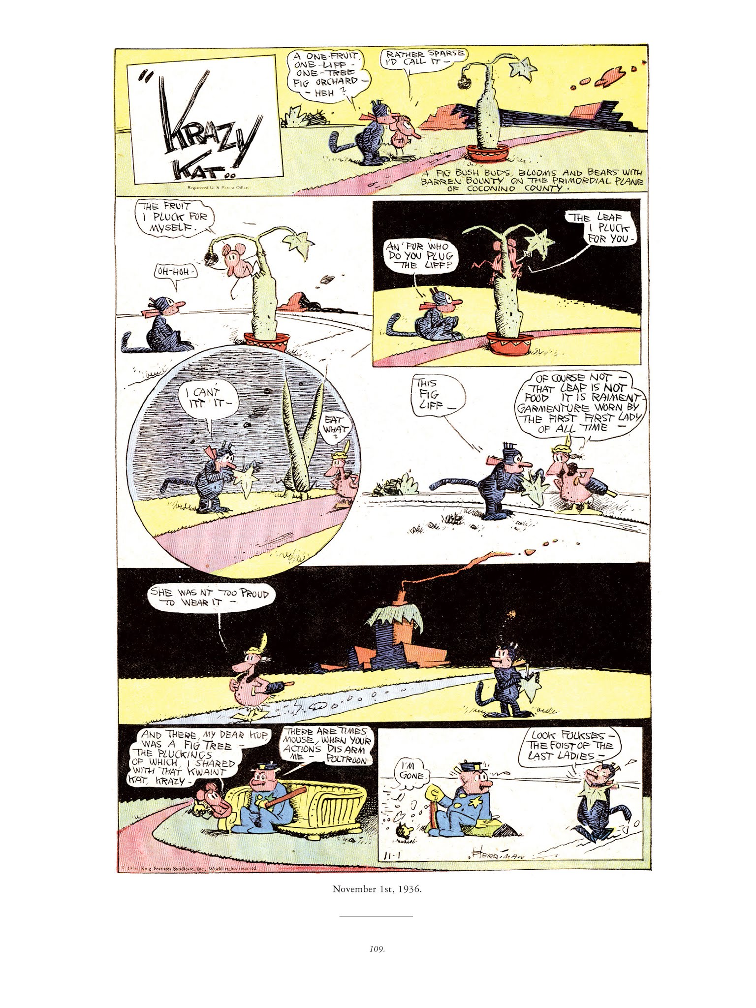 Read online Krazy & Ignatz comic -  Issue # TPB 9 - 107