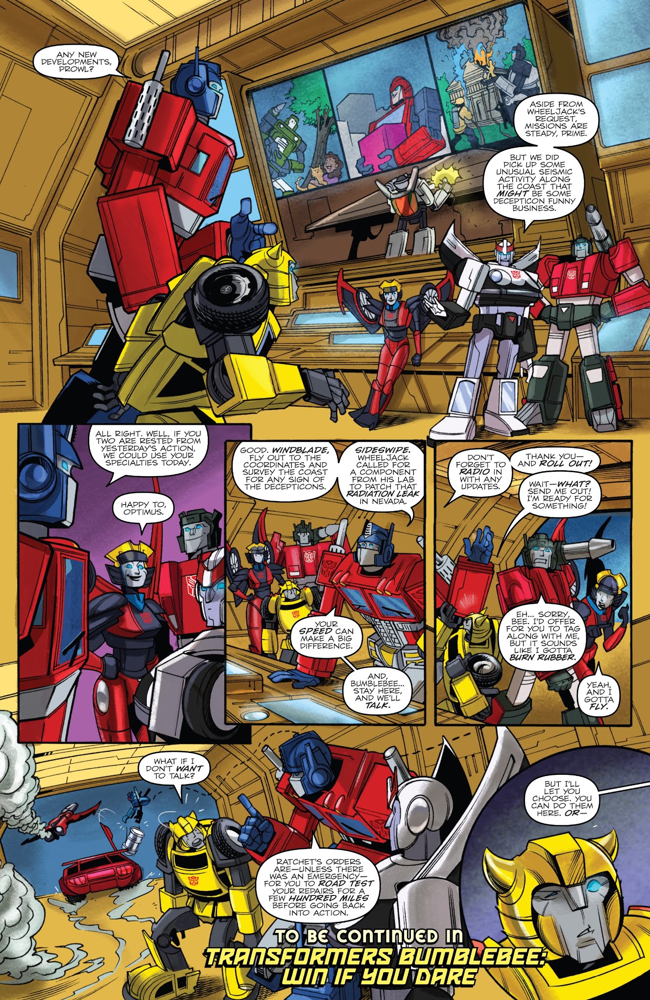 Read online Transformers: Bumblebee-Go For the Gold comic -  Issue # Full - 26