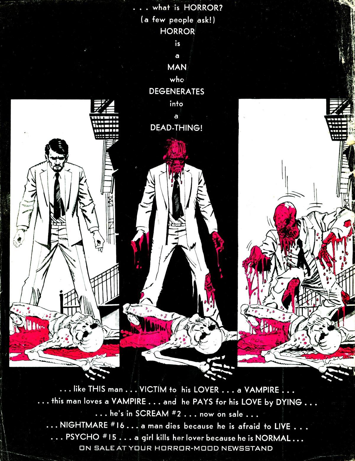 Read online Nightmare (1970) comic -  Issue #15 - 69