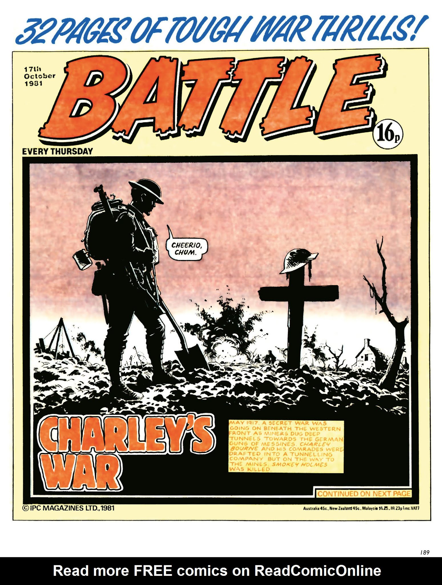 Read online Charley's War: The Definitive Collection comic -  Issue # TPB 2 - 189