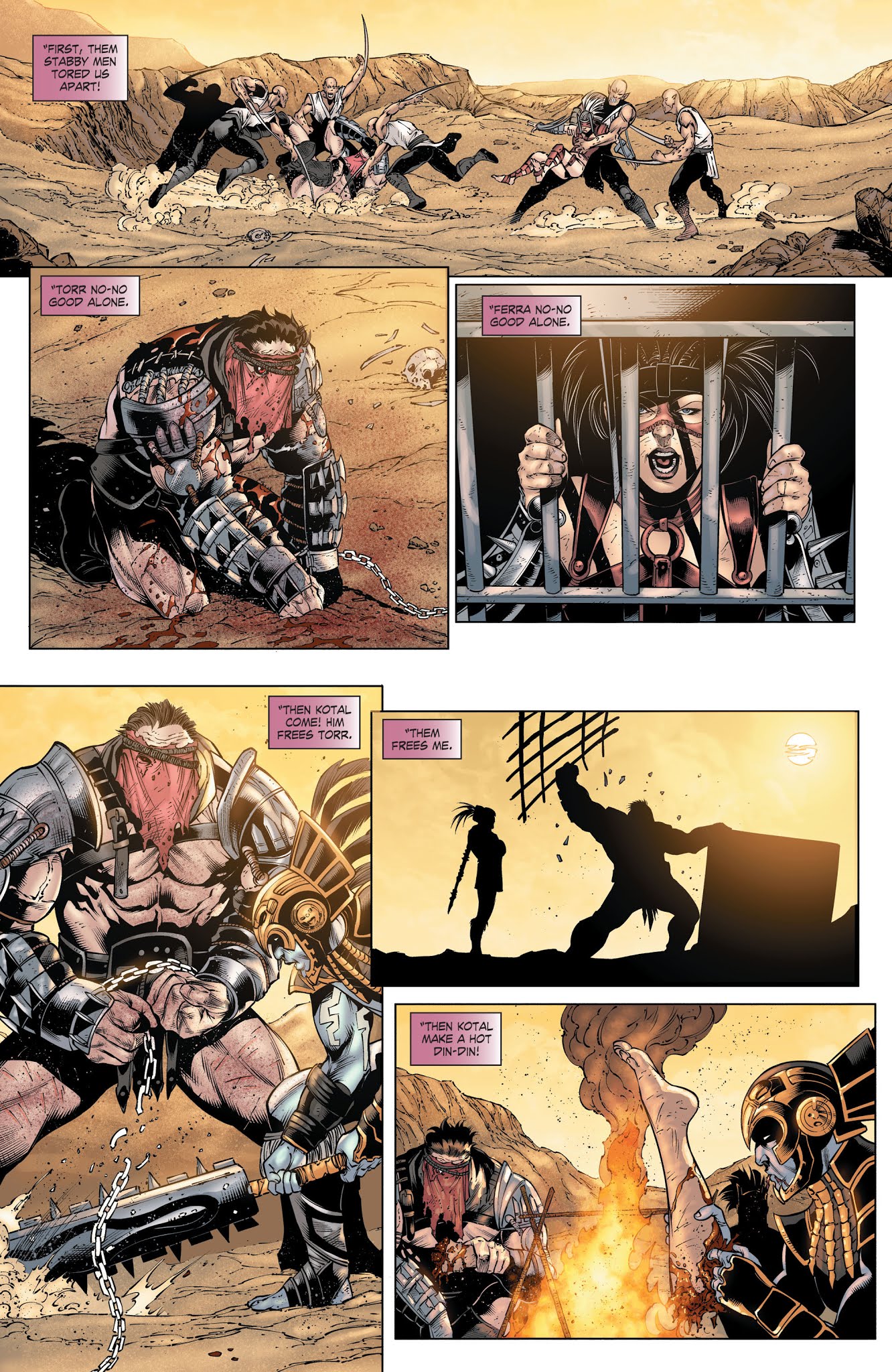 Read online Mortal Kombat X [I] comic -  Issue # _TPB 2 - 72