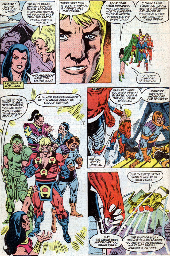Read online Eternals (1985) comic -  Issue #10 - 7