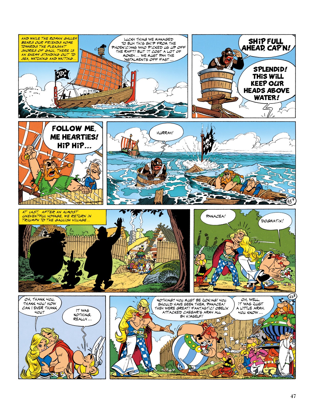 Read online Asterix comic -  Issue #10 - 48