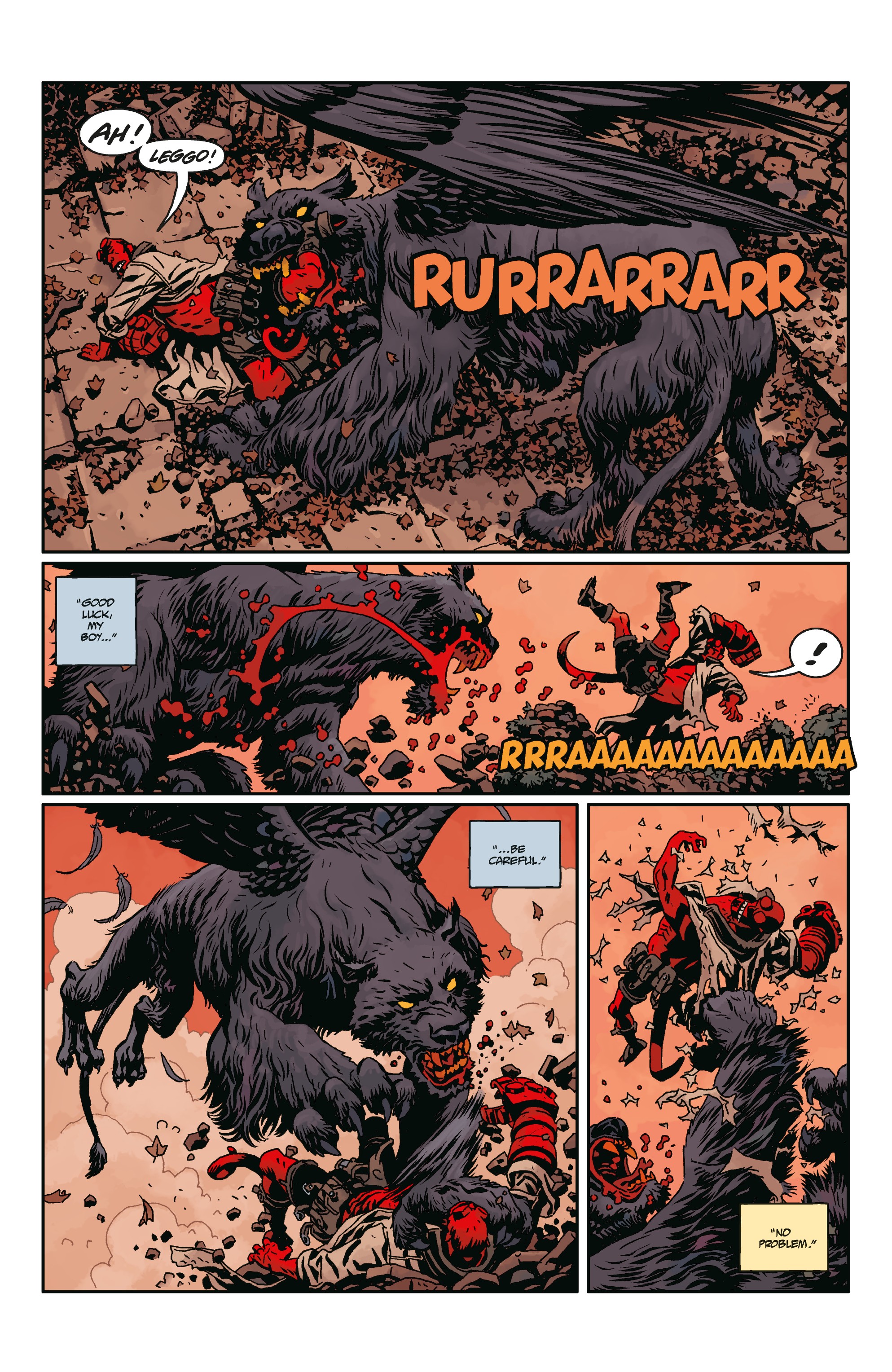 Read online Hellboy and the B.P.R.D.: The Beast of Vargu comic -  Issue # Full - 8