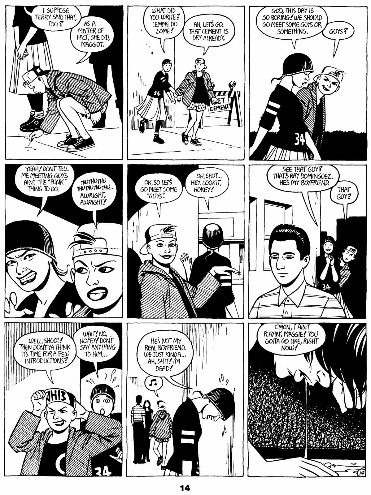 Read online Love and Rockets (1982) comic -  Issue #20 - 17