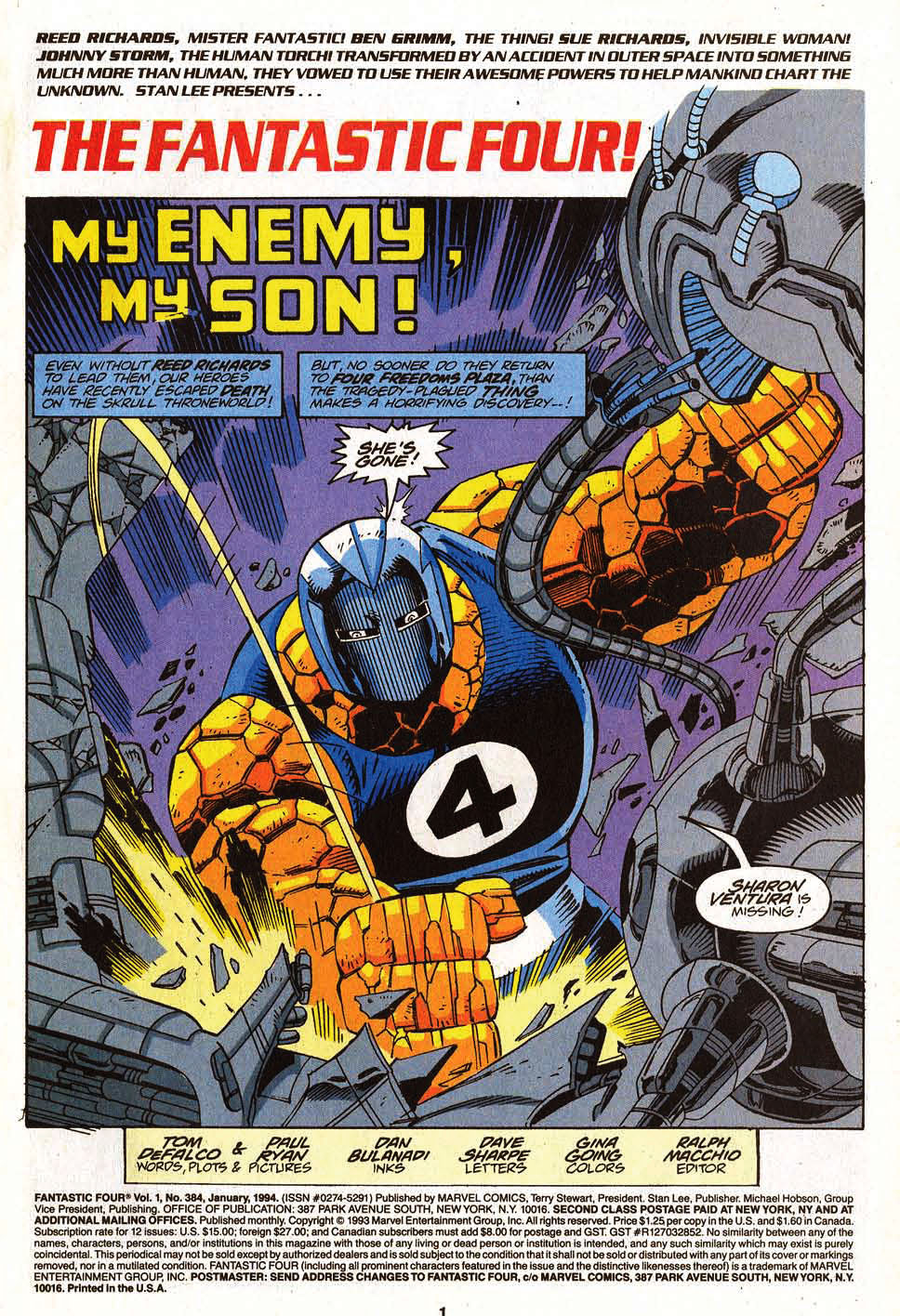 Read online Fantastic Four (1961) comic -  Issue #384 - 3