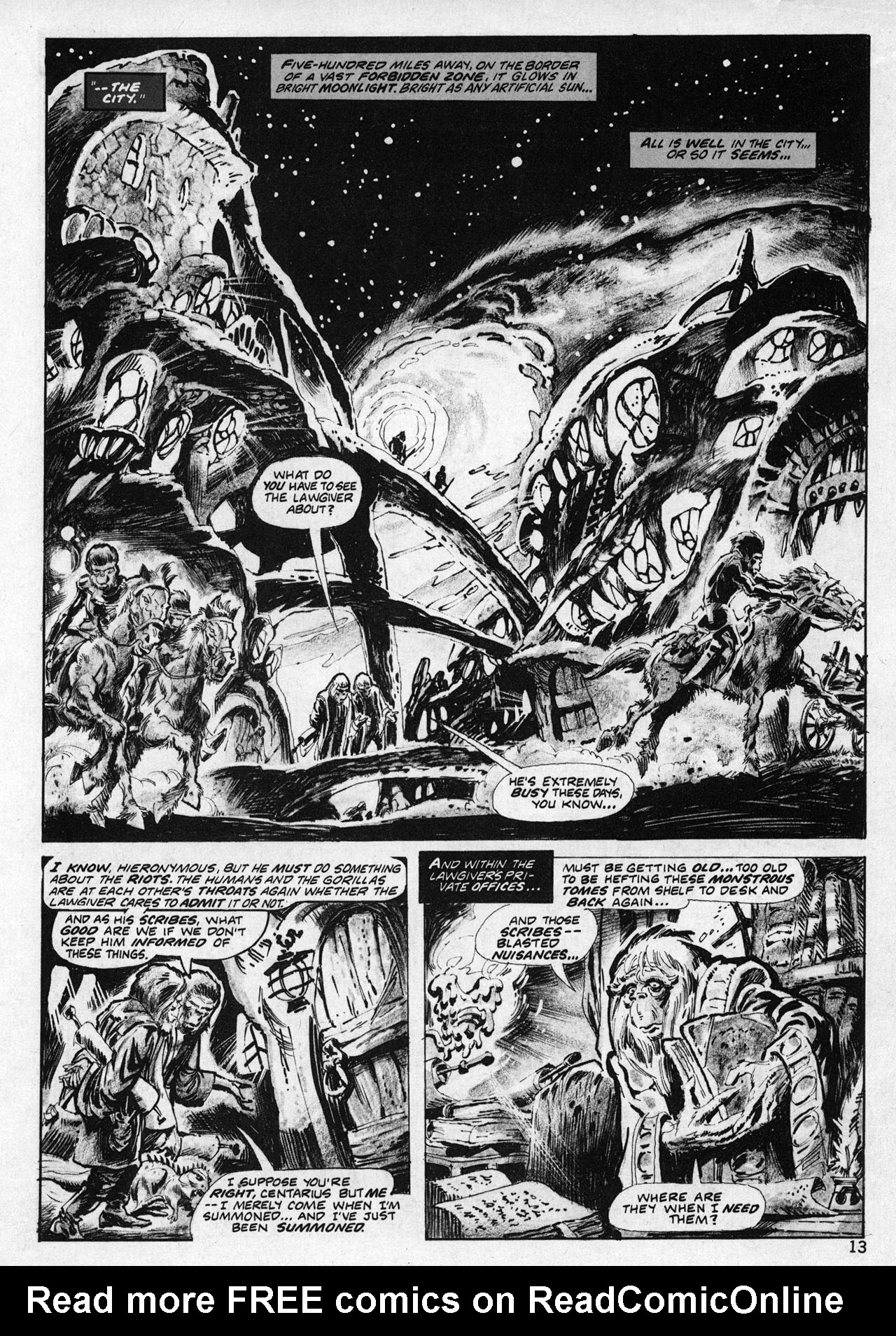 Read online Planet of the Apes comic -  Issue #20 - 13