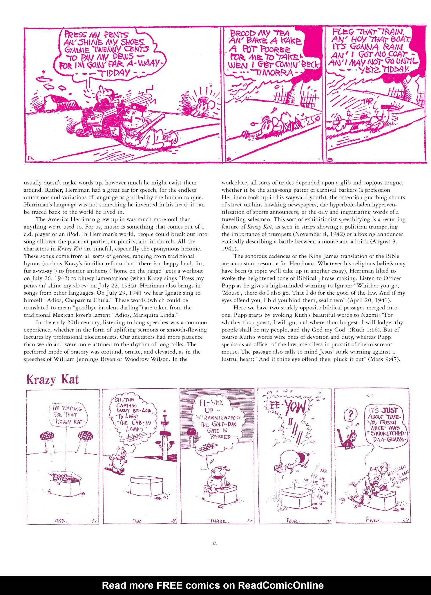 Read online Krazy & Ignatz comic -  Issue # TPB 12 - 8