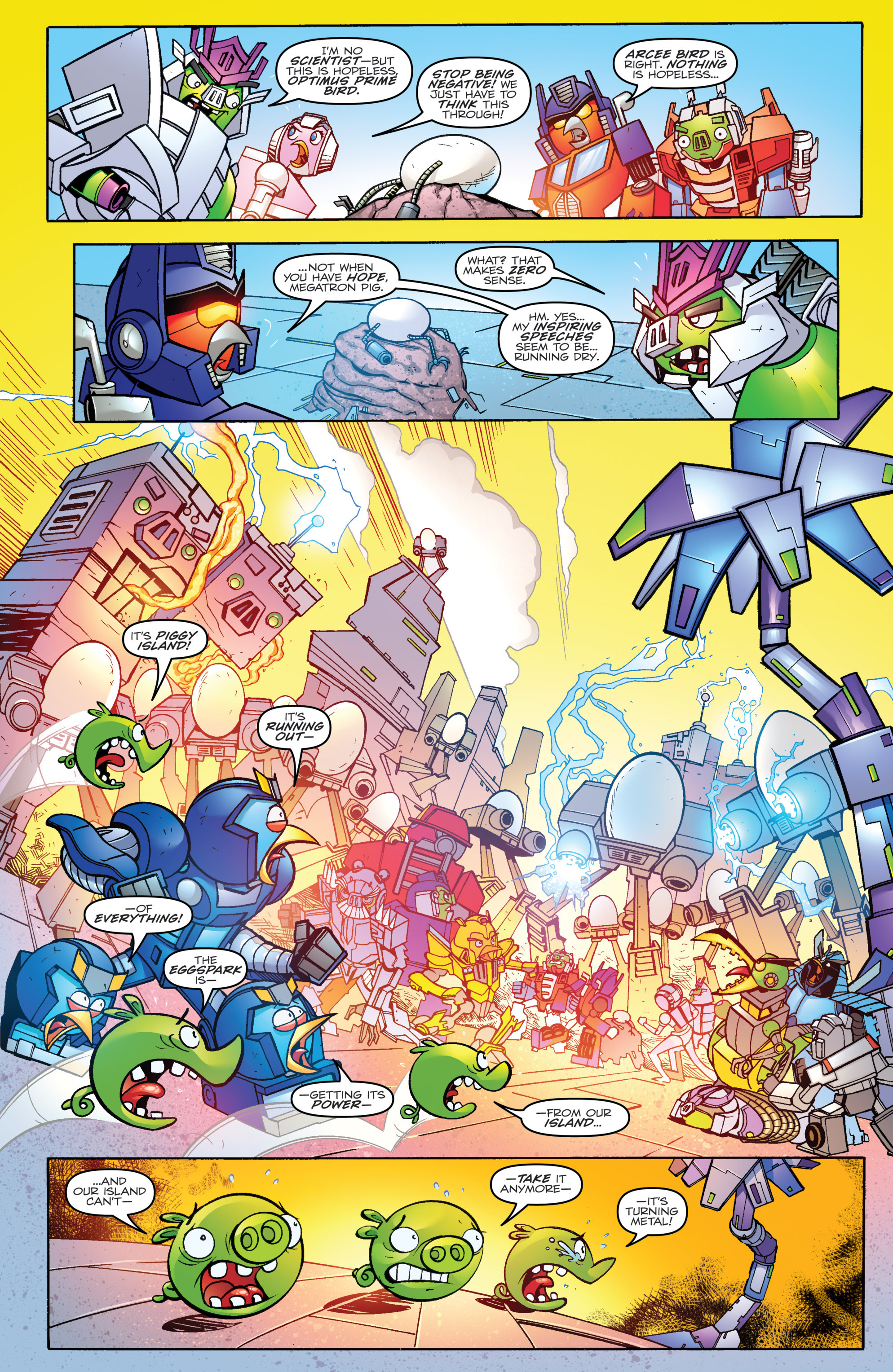 Read online Angry Birds Transformers comic -  Issue #4 - 3