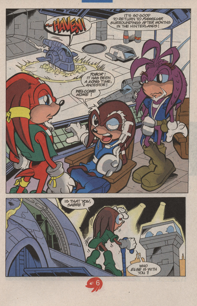 Read online Knuckles the Echidna comic -  Issue #16 - 11