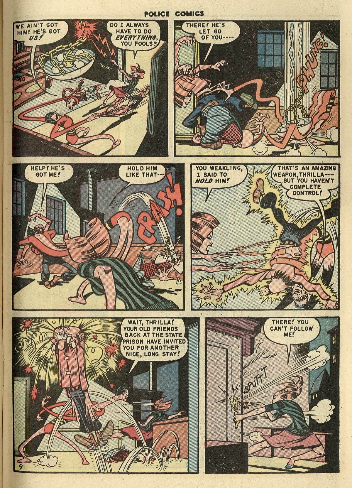 Read online Police Comics comic -  Issue #100 - 11