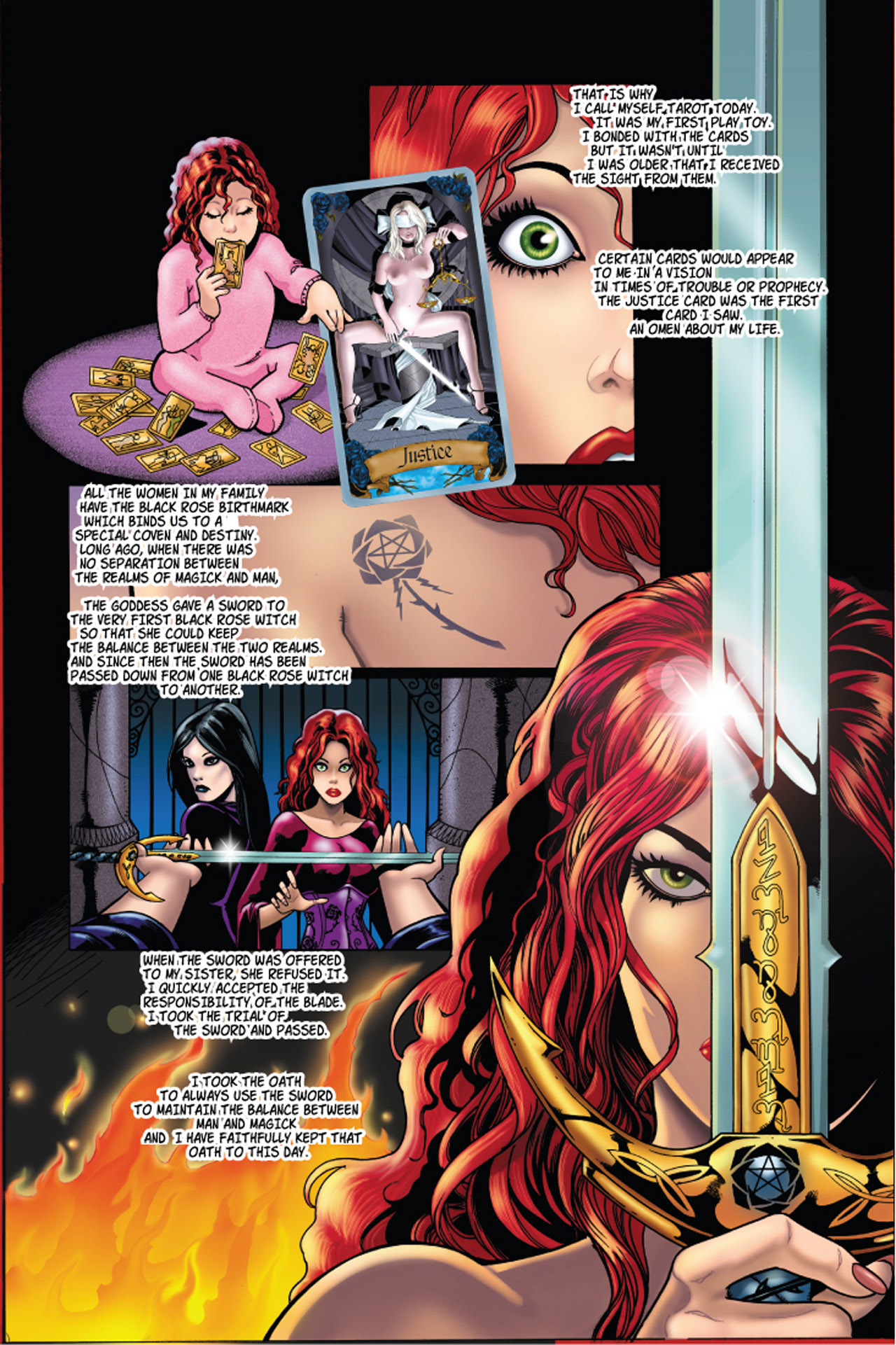 Read online Tarot: Witch of the Black Rose comic -  Issue #50 - 7