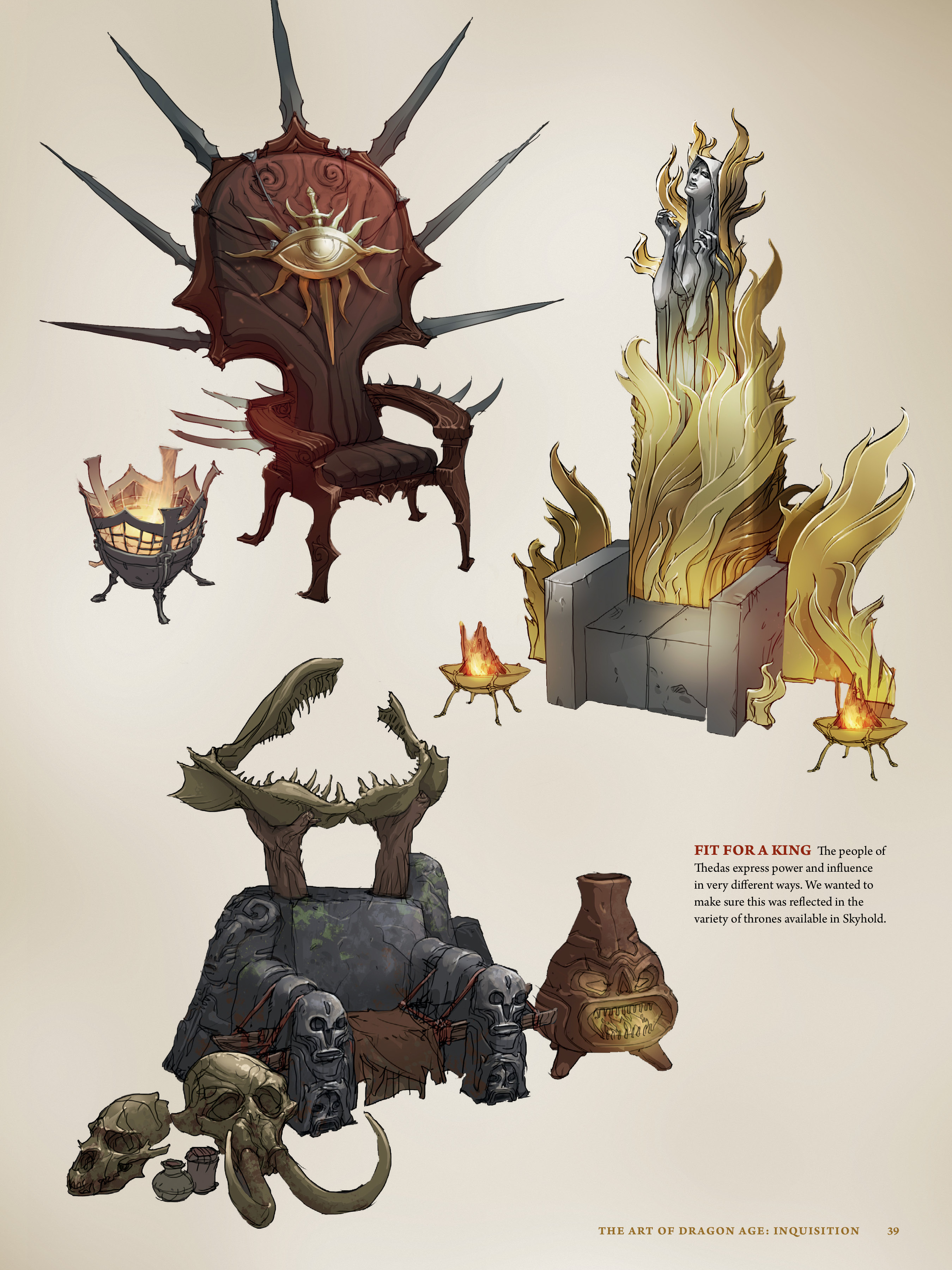 Read online The Art of Dragon Age: Inquisition comic -  Issue # TPB (Part 1) - 37