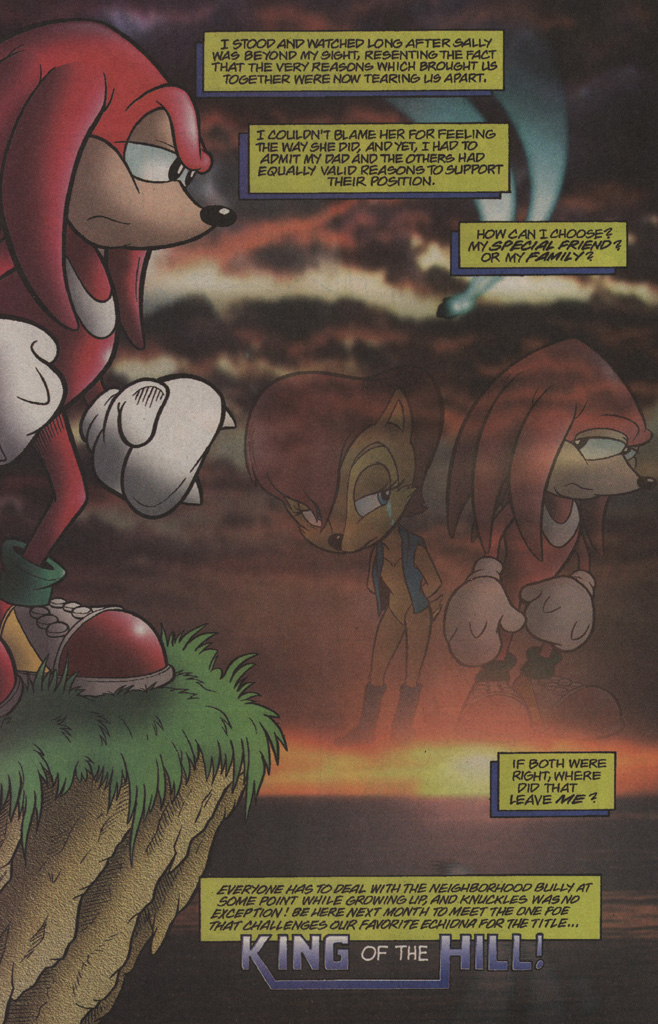 Read online Knuckles the Echidna comic -  Issue #29 - 28
