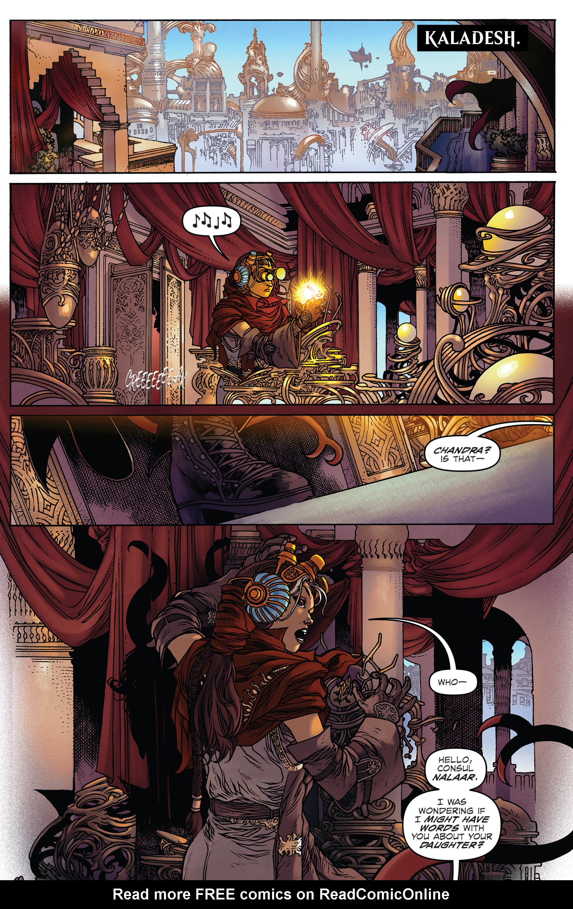 Read online Magic: The Gathering: Chandra comic -  Issue #3 - 16