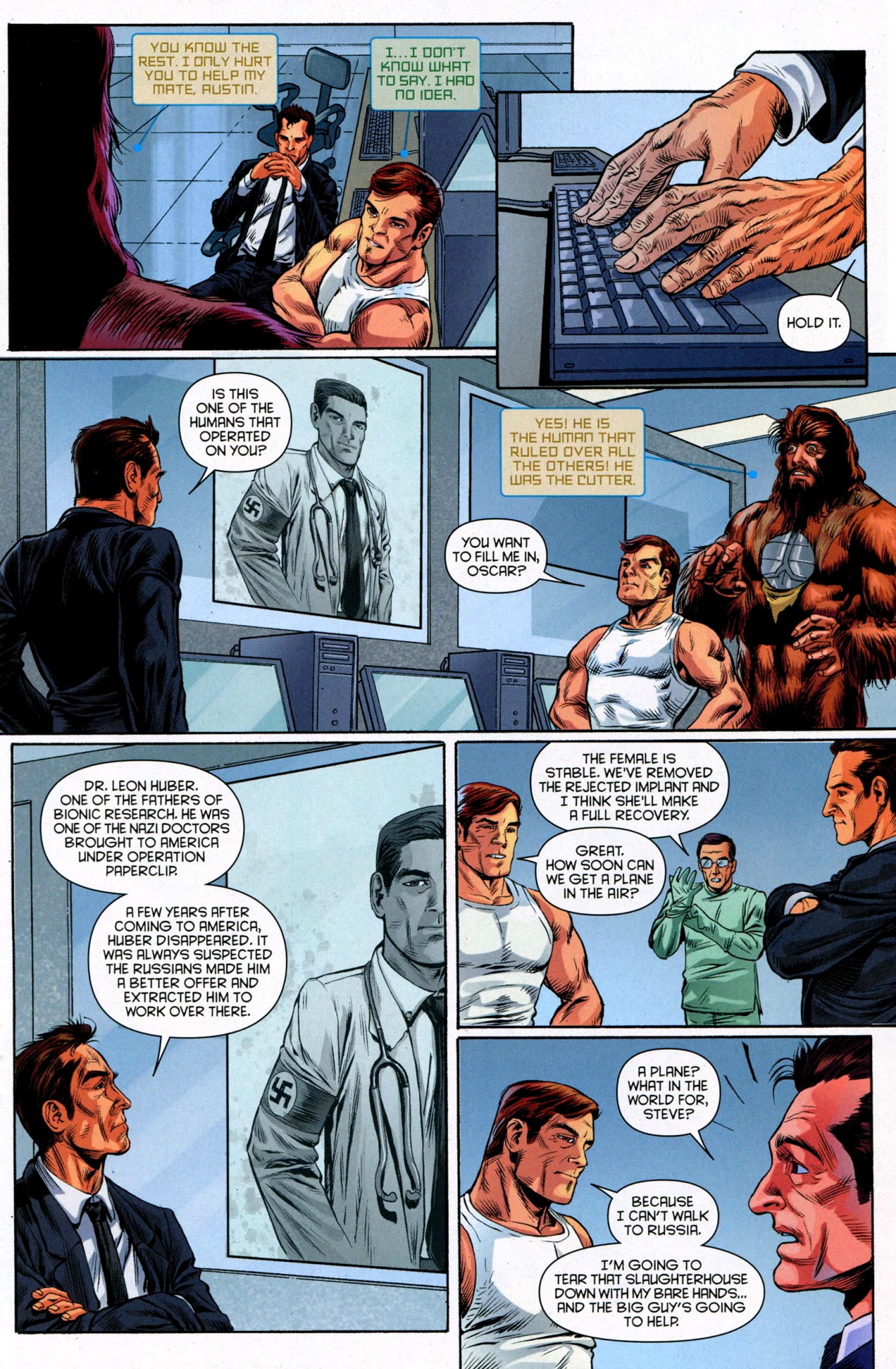 Read online Bionic Man comic -  Issue #14 - 15