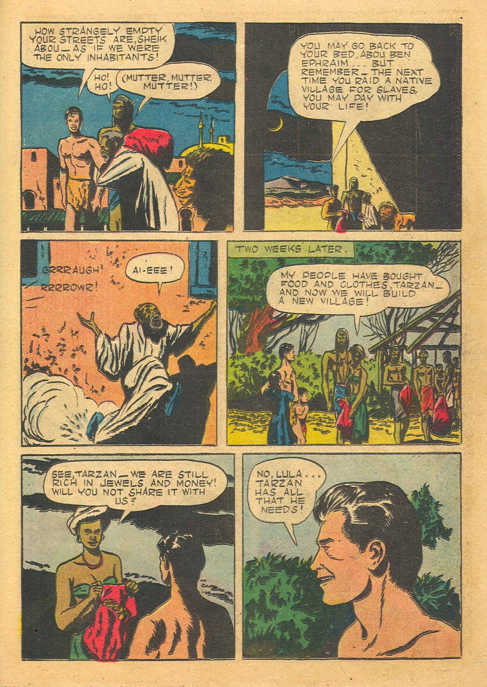 Read online Tarzan (1948) comic -  Issue #11 - 25
