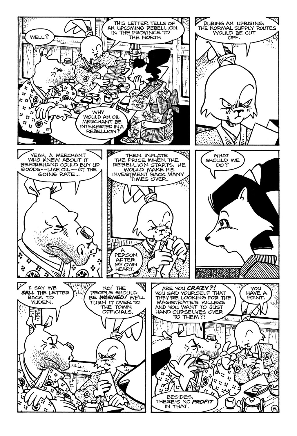 Read online Usagi Yojimbo (1987) comic -  Issue #37 - 10