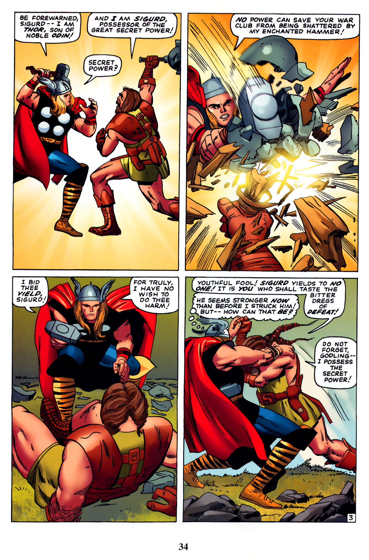 Read online Thor: Tales of Asgard by Stan Lee & Jack Kirby comic -  Issue #2 - 36