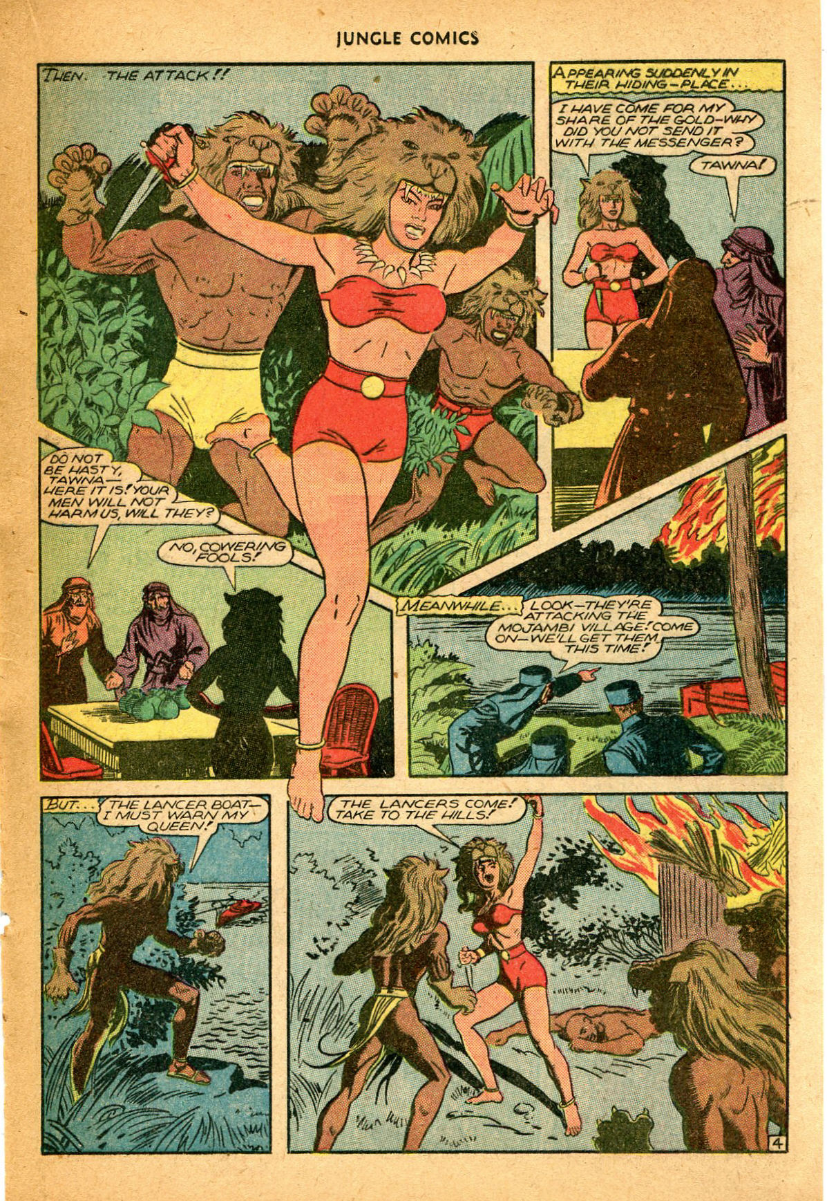 Read online Jungle Comics comic -  Issue #74 - 32