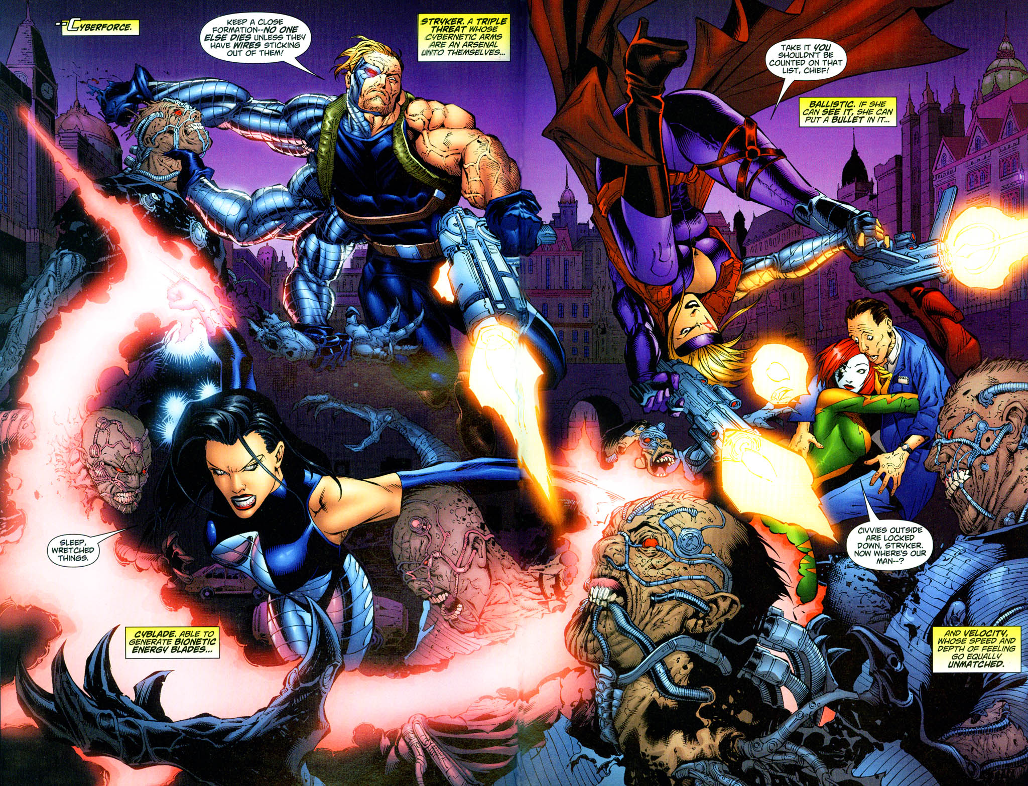 Read online JLA/Cyberforce comic -  Issue # Full - 10