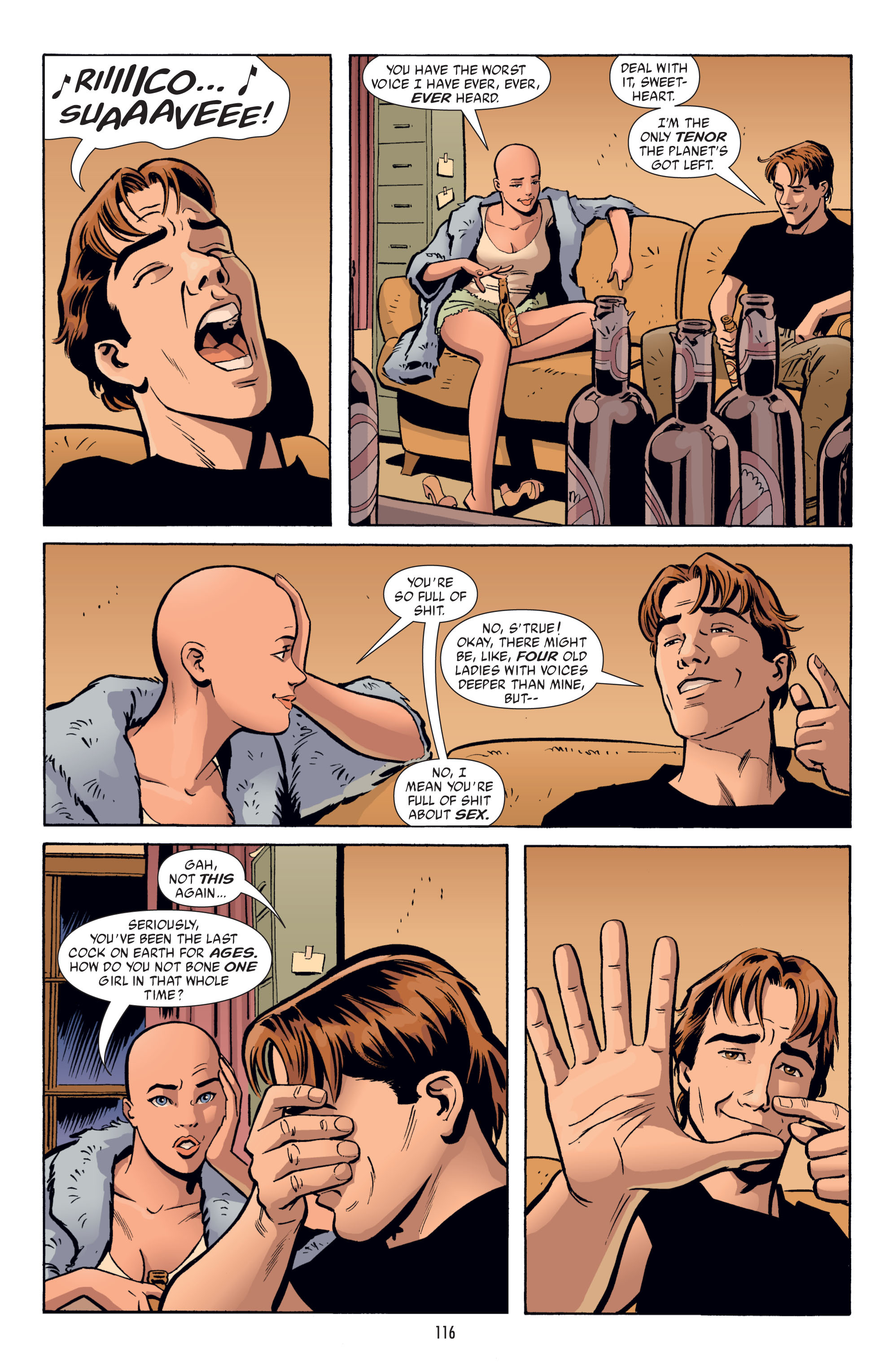 Read online Y: The Last Man (2002) comic -  Issue # _TPB 4 - 116